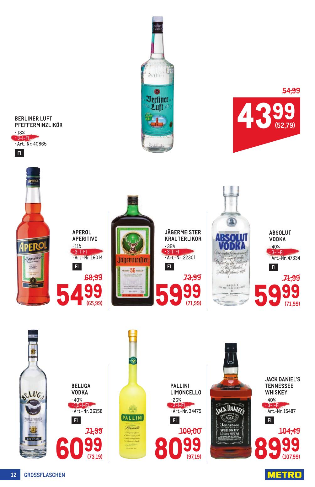Metro Spezial flyer page
