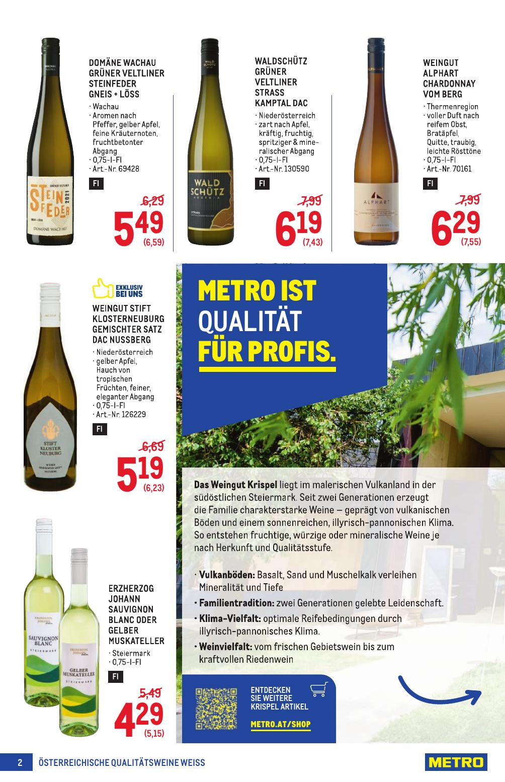 Metro Spezial flyer page