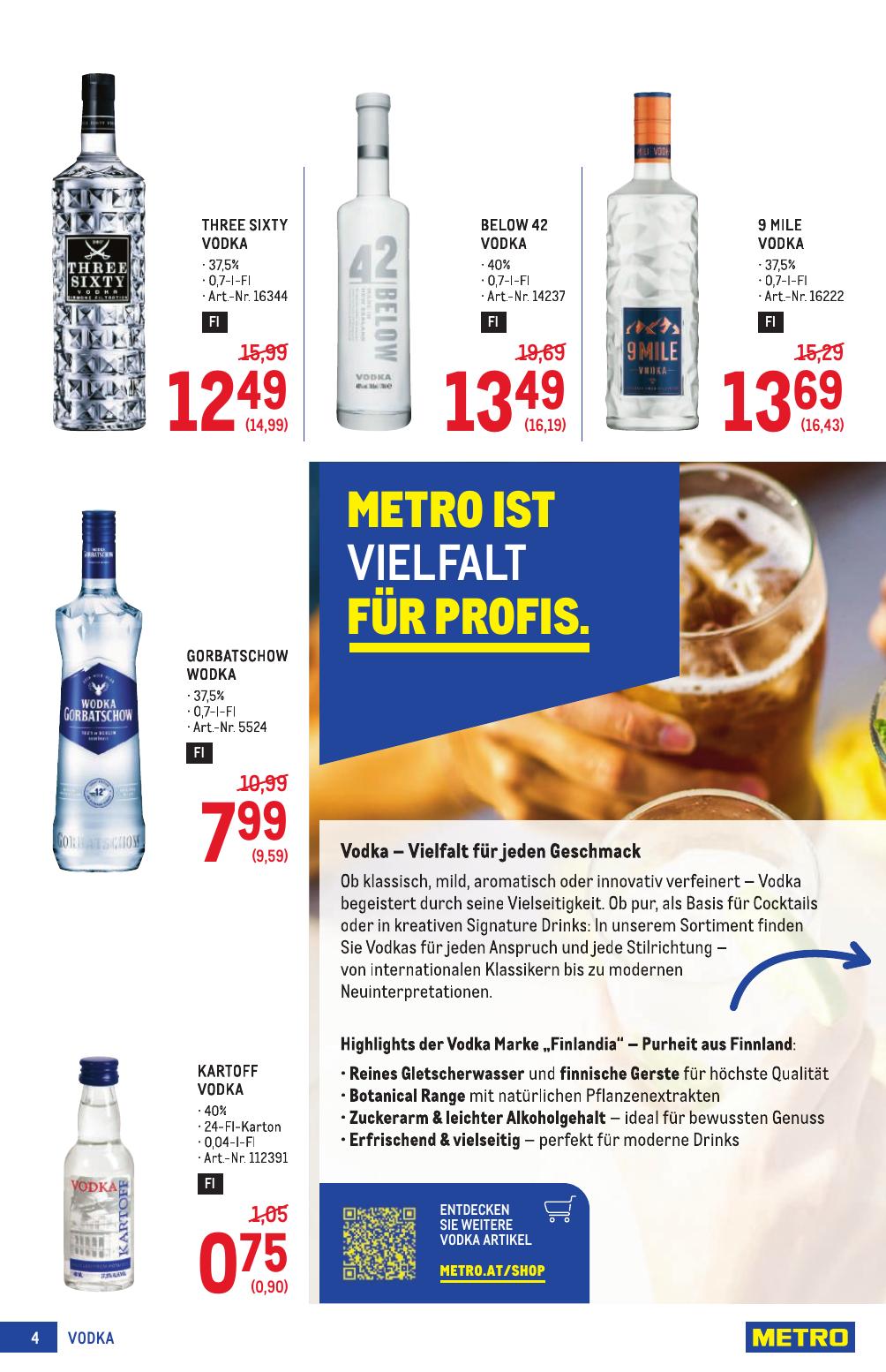 Metro Spezial flyer page