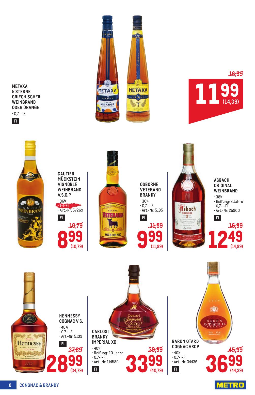 Metro Spezial flyer page