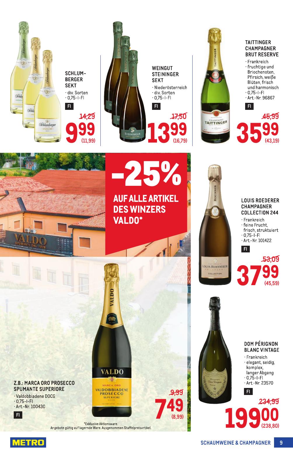 Metro Spezial flyer page