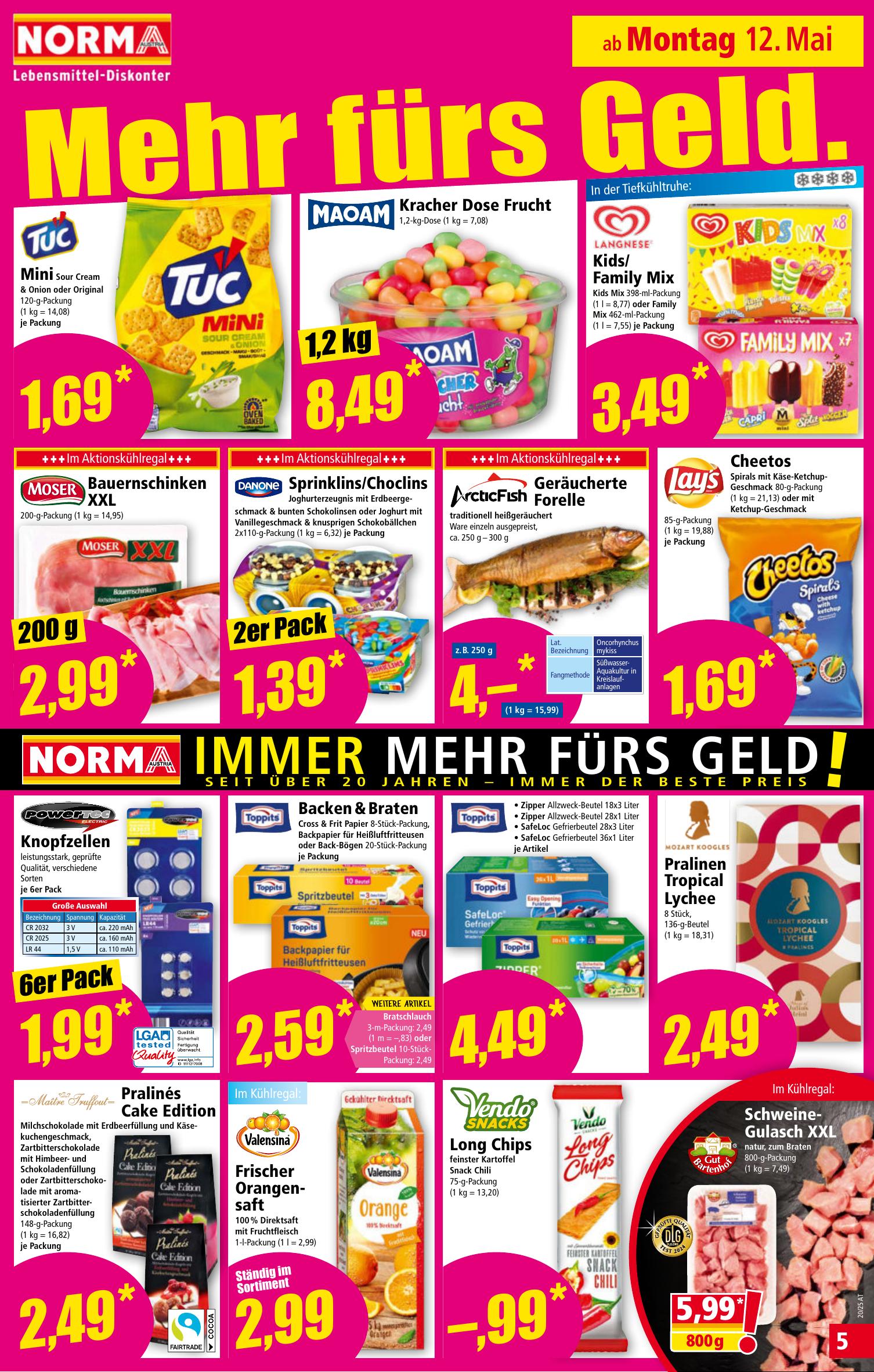 Norma flyer page