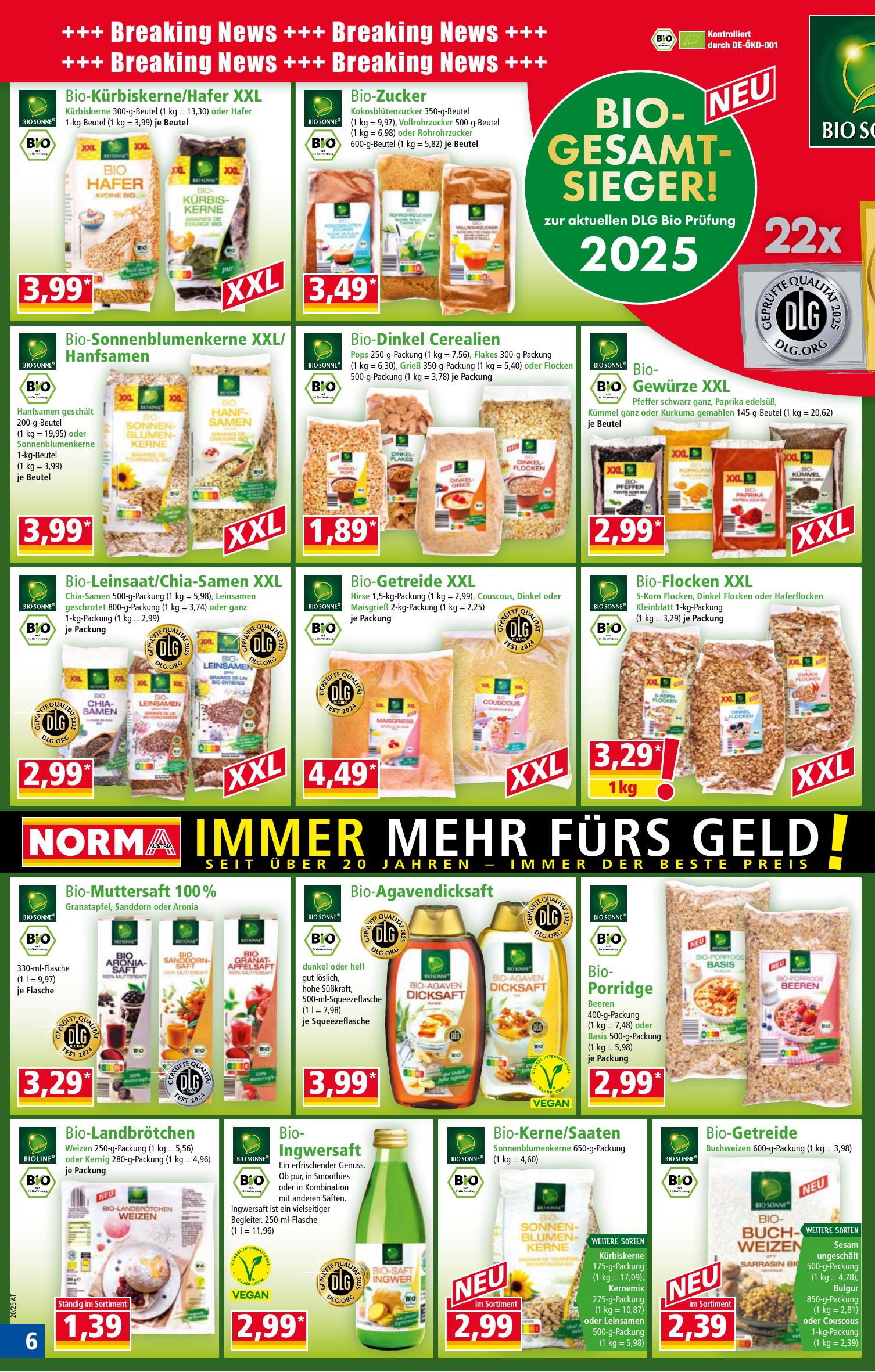 Norma flyer page