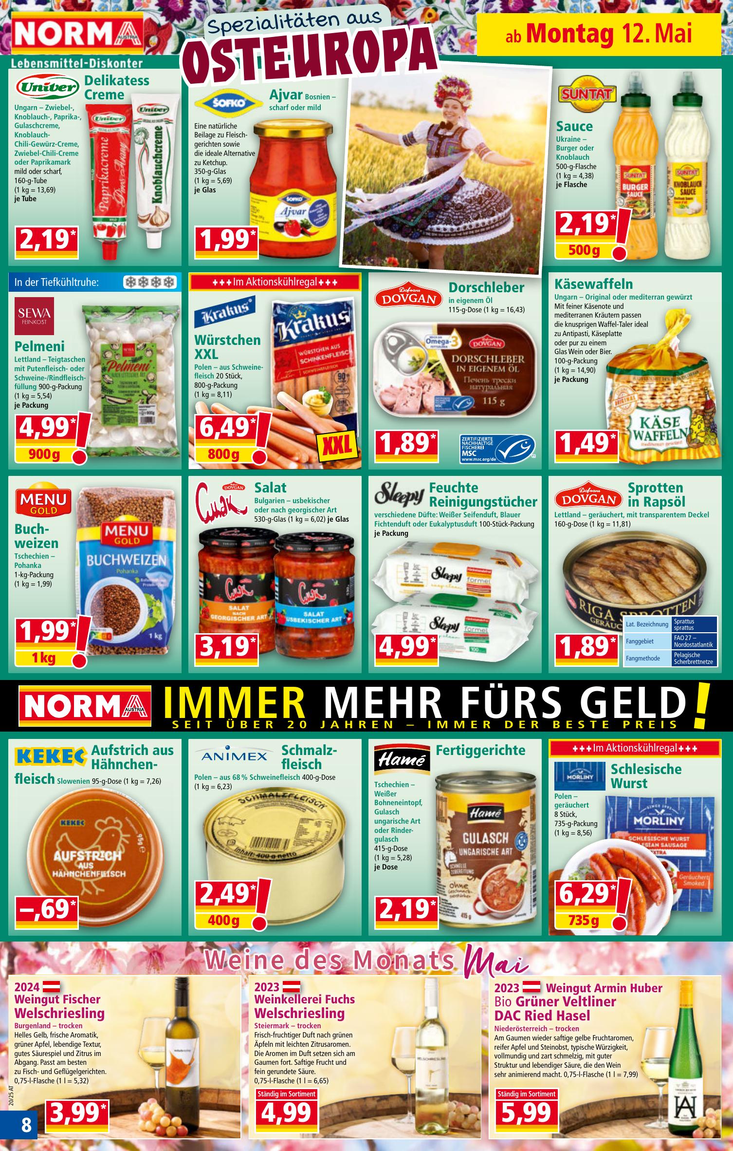 Norma flyer page