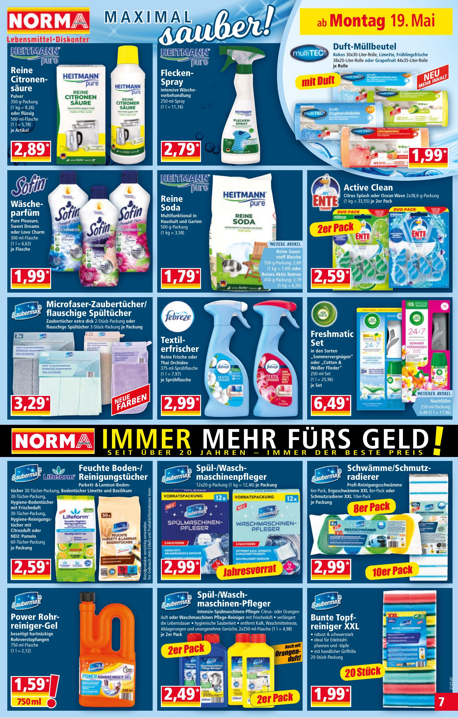 Norma flyer page