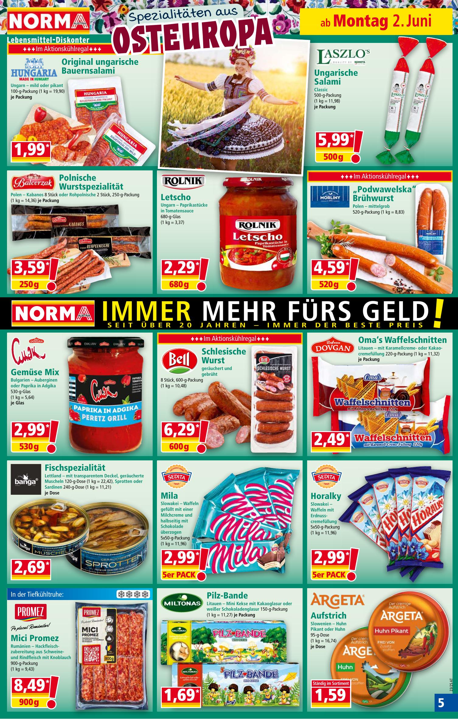 Norma flyer page