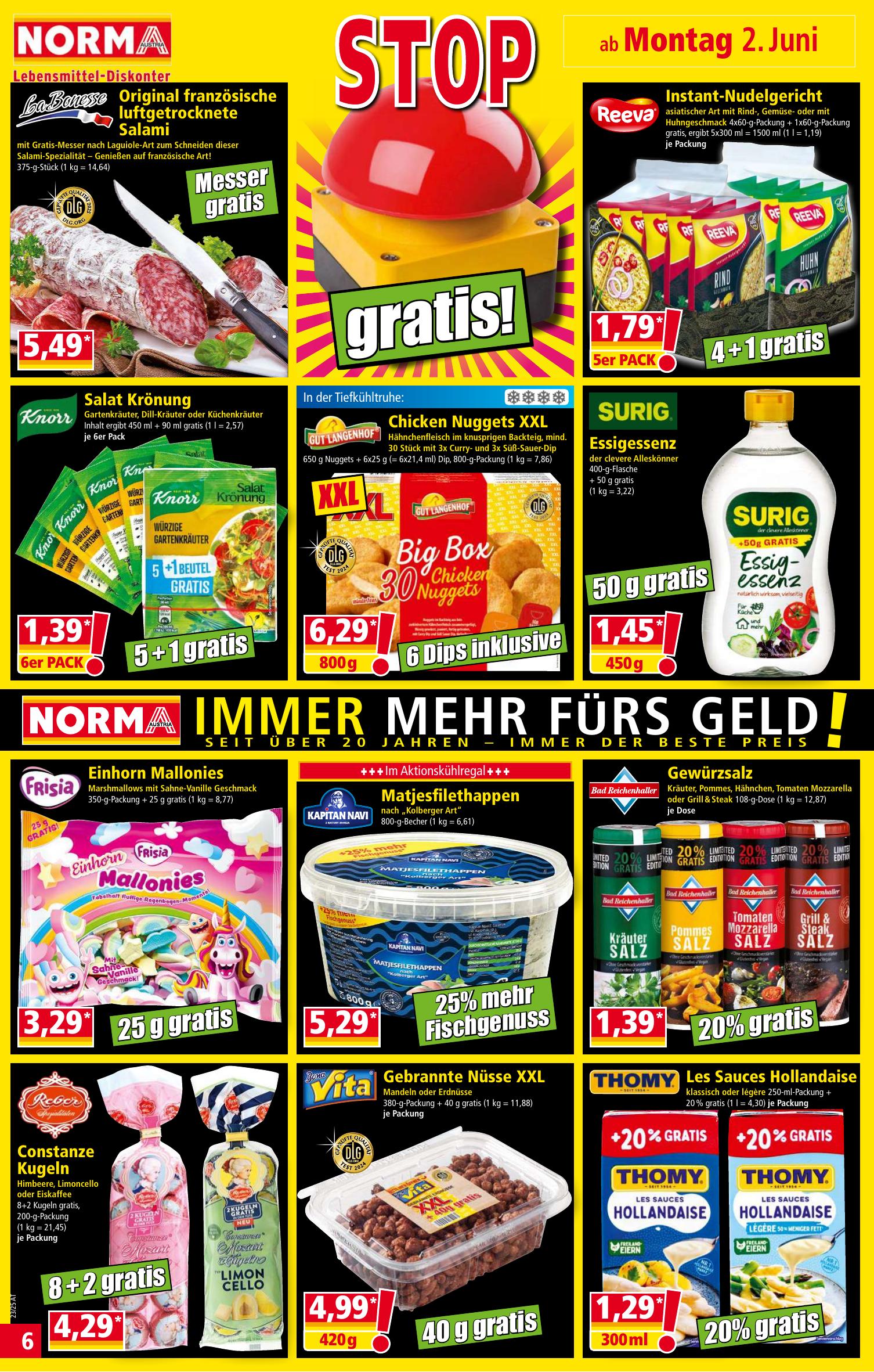 Norma flyer page