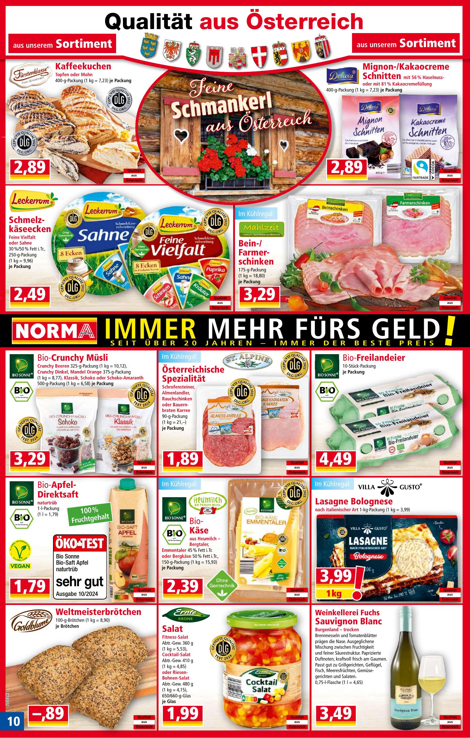 Norma flyer page