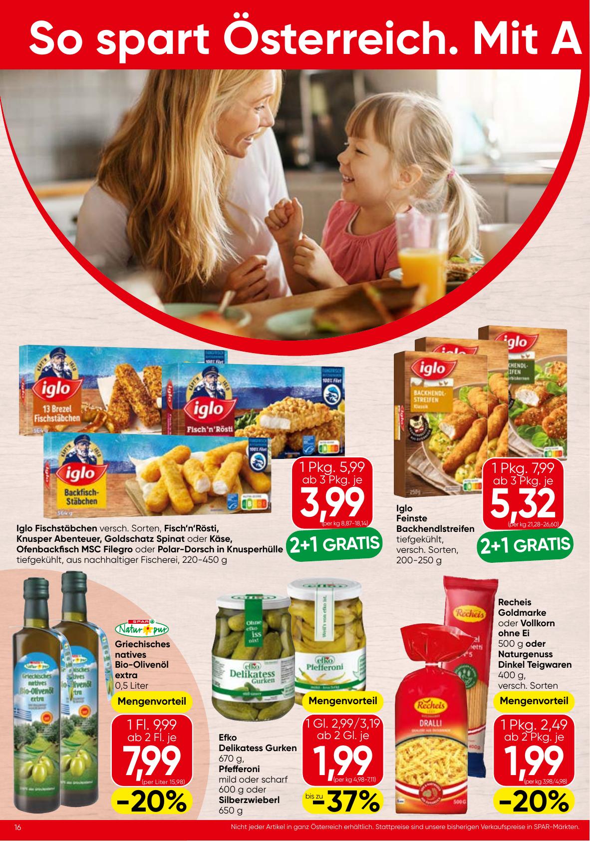 Spar flyer page