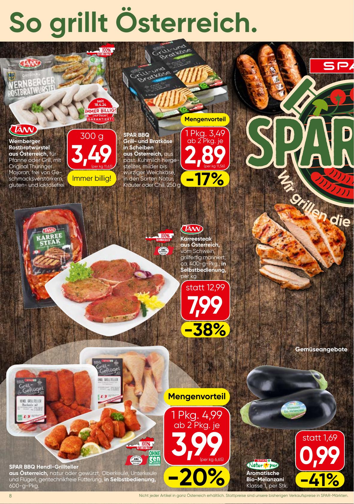 Spar flyer page
