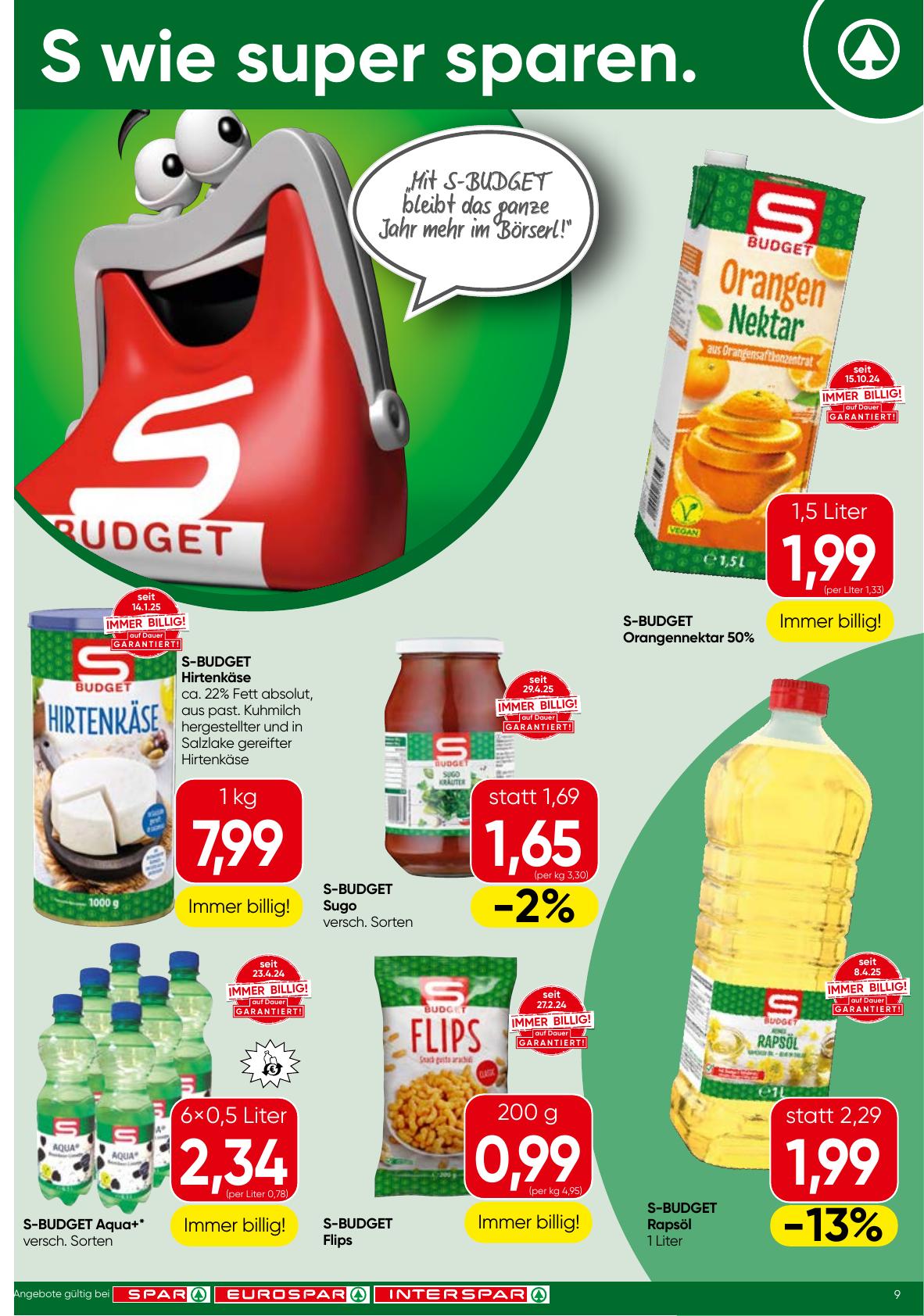 Spar flyer page