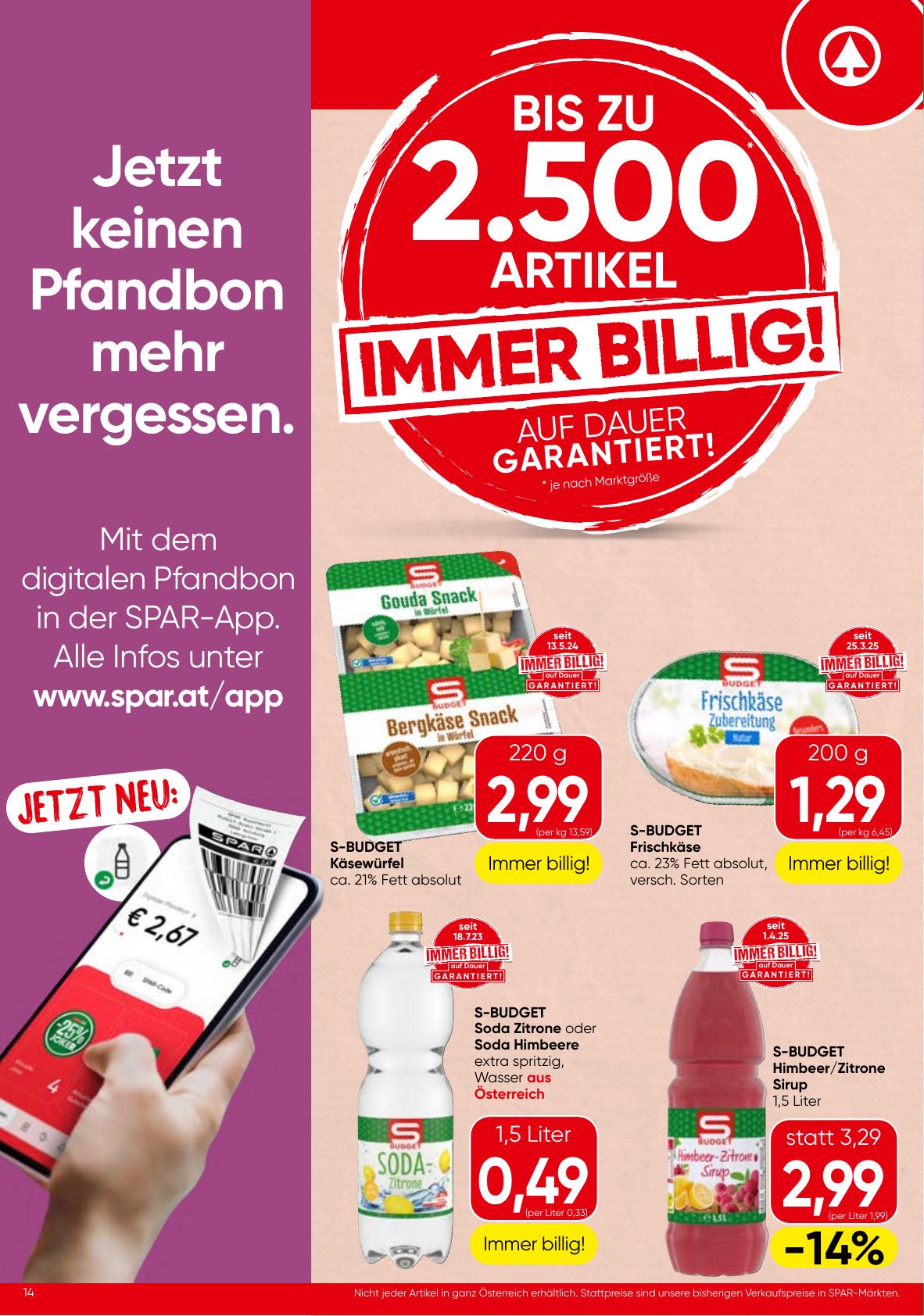 Spar flyer page