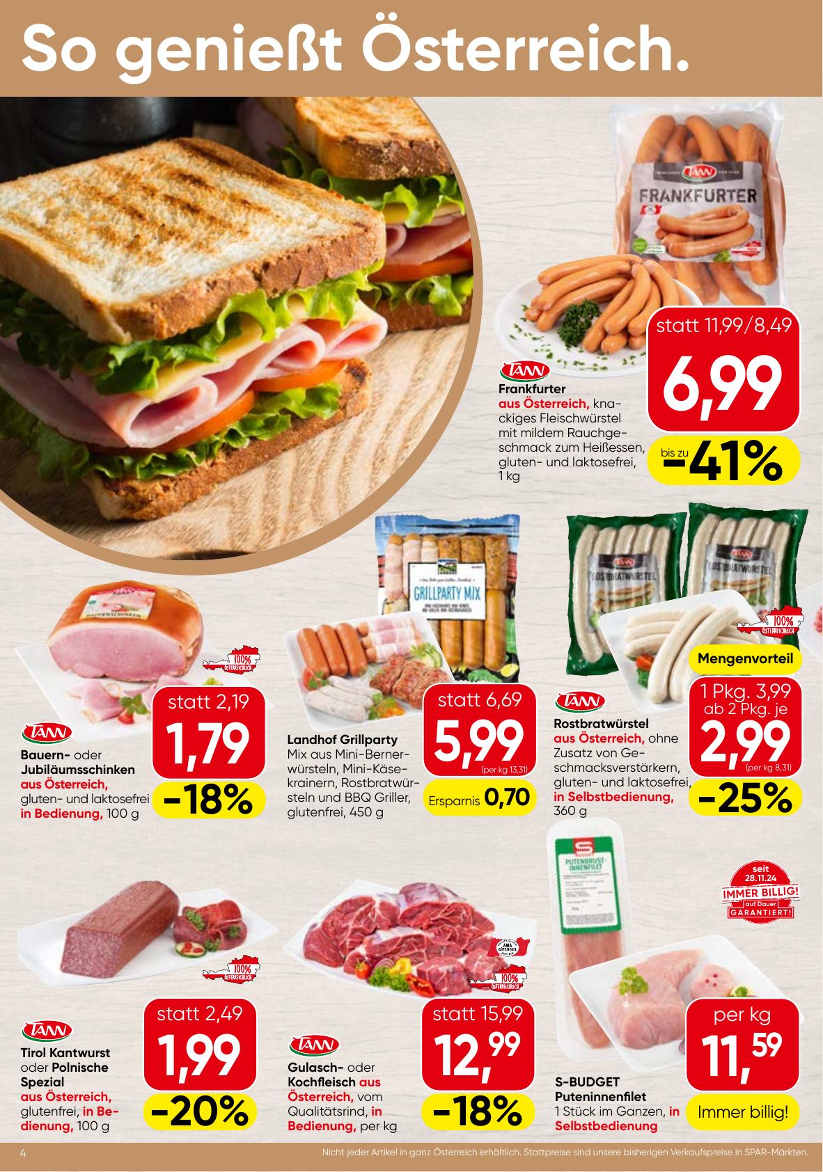 Spar flyer page