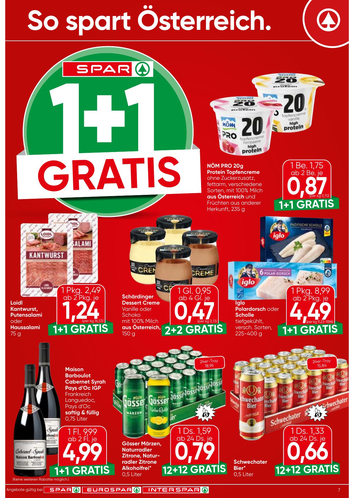 Spar flyer page