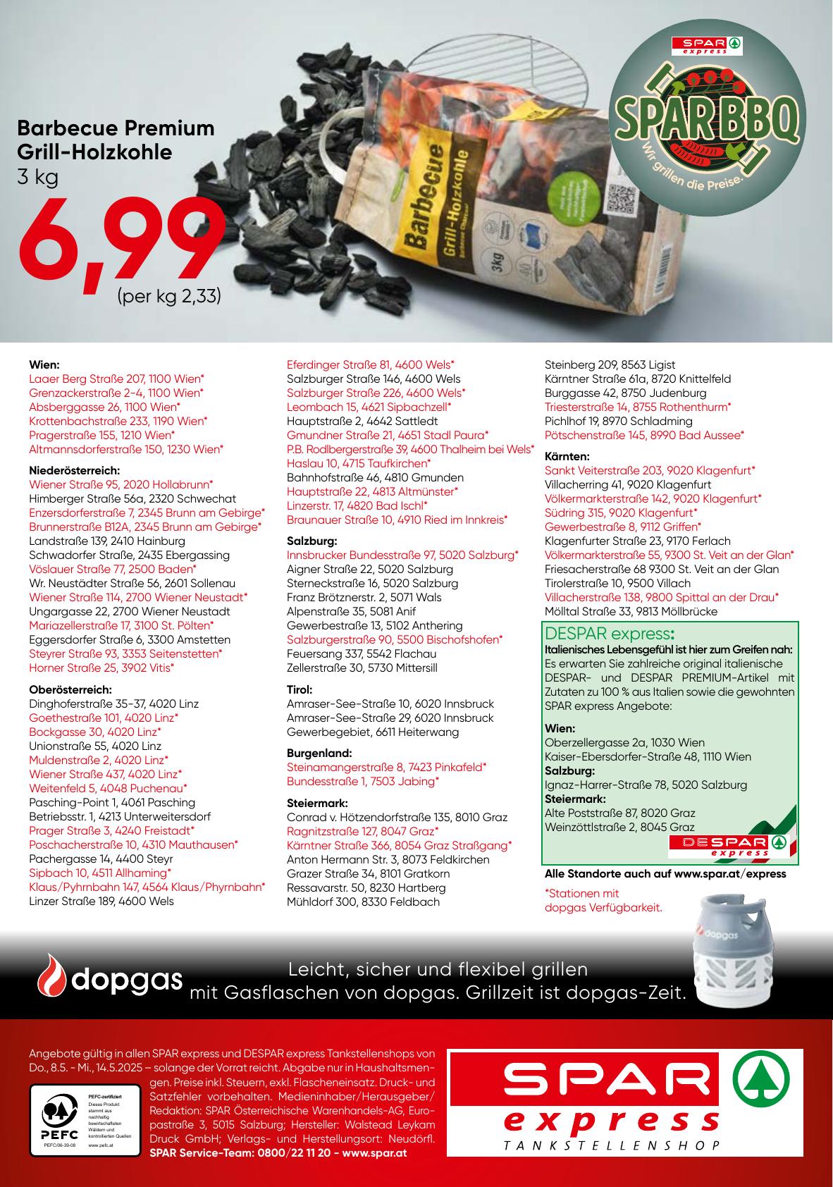 Spar flyer page