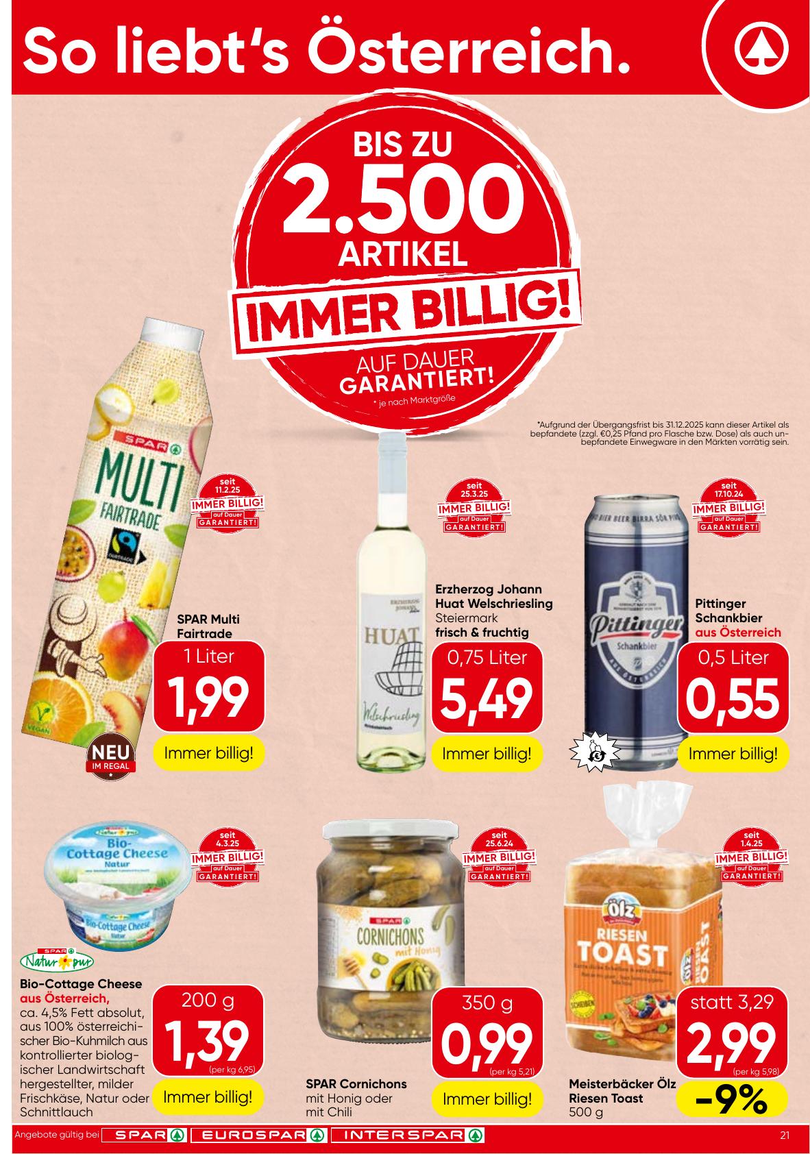 Spar flyer page
