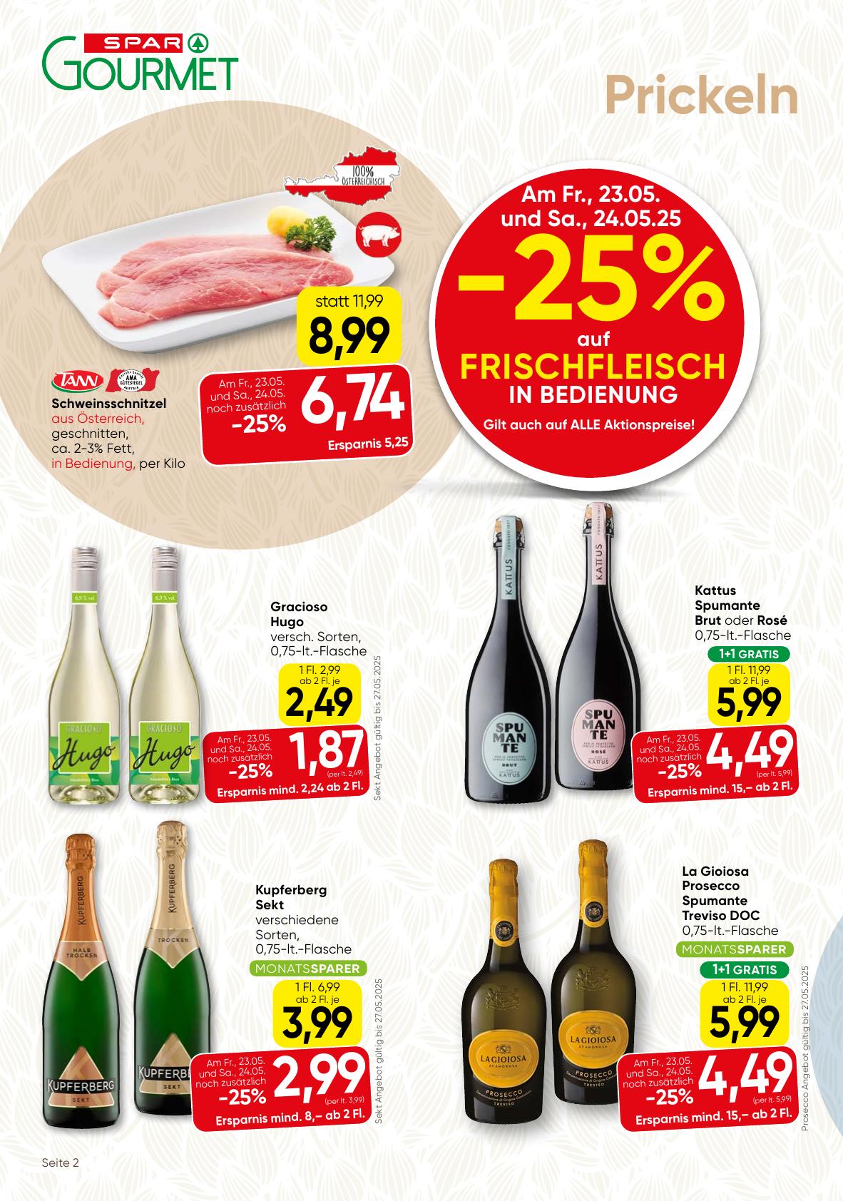 Spar Gourmet flyer page