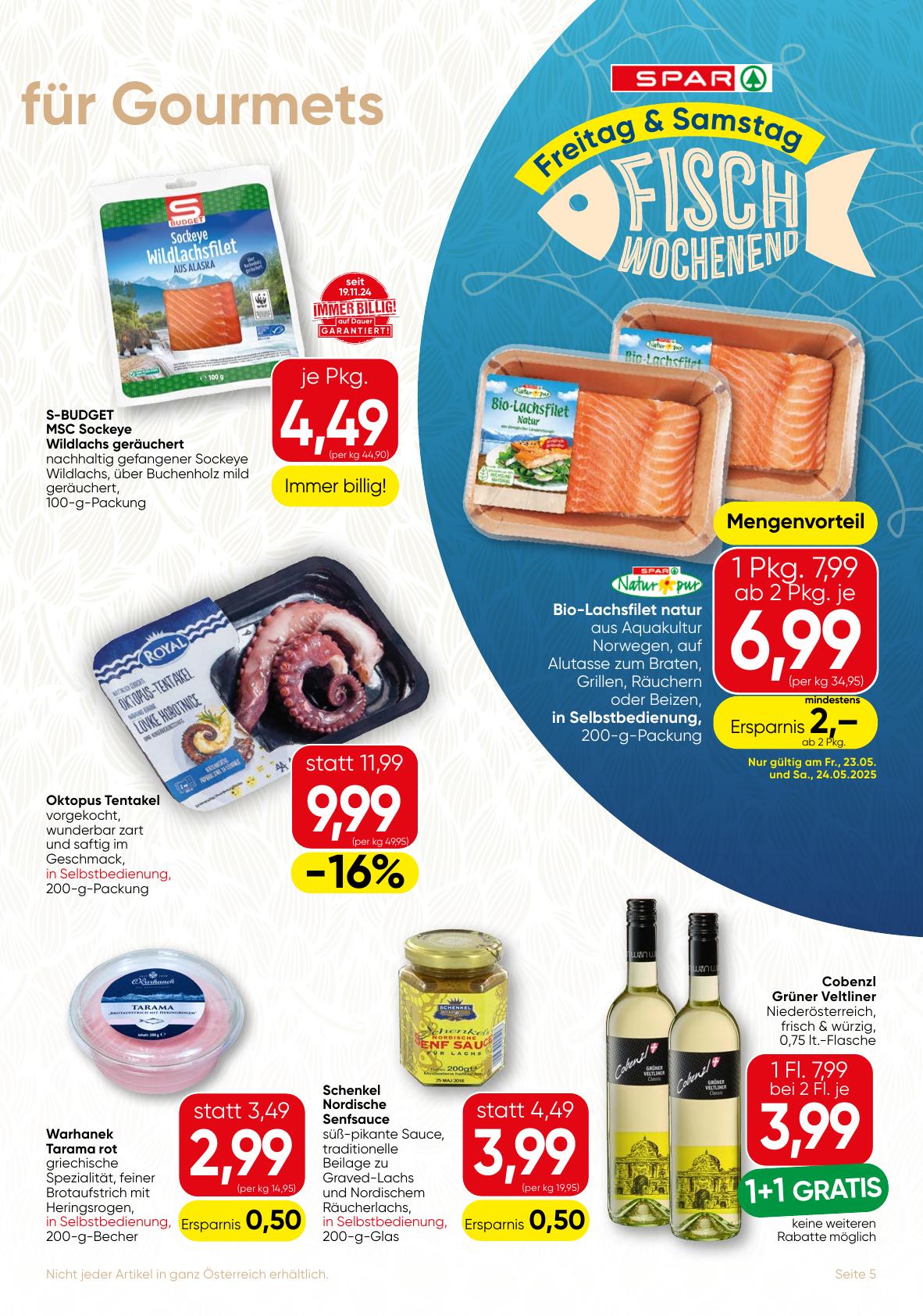 Spar Gourmet flyer page