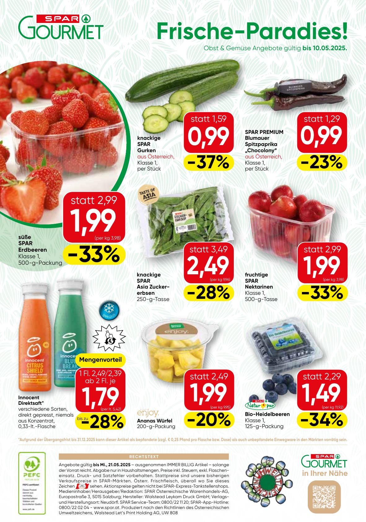 Spar Gourmet flyer page