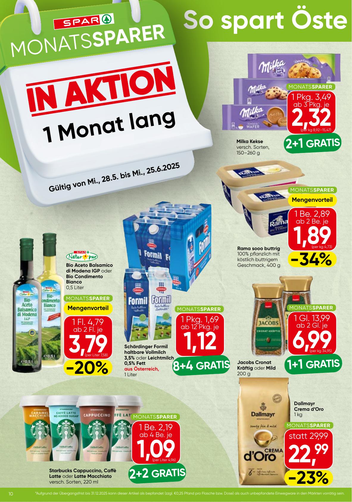 Spar Monatssparer flyer page