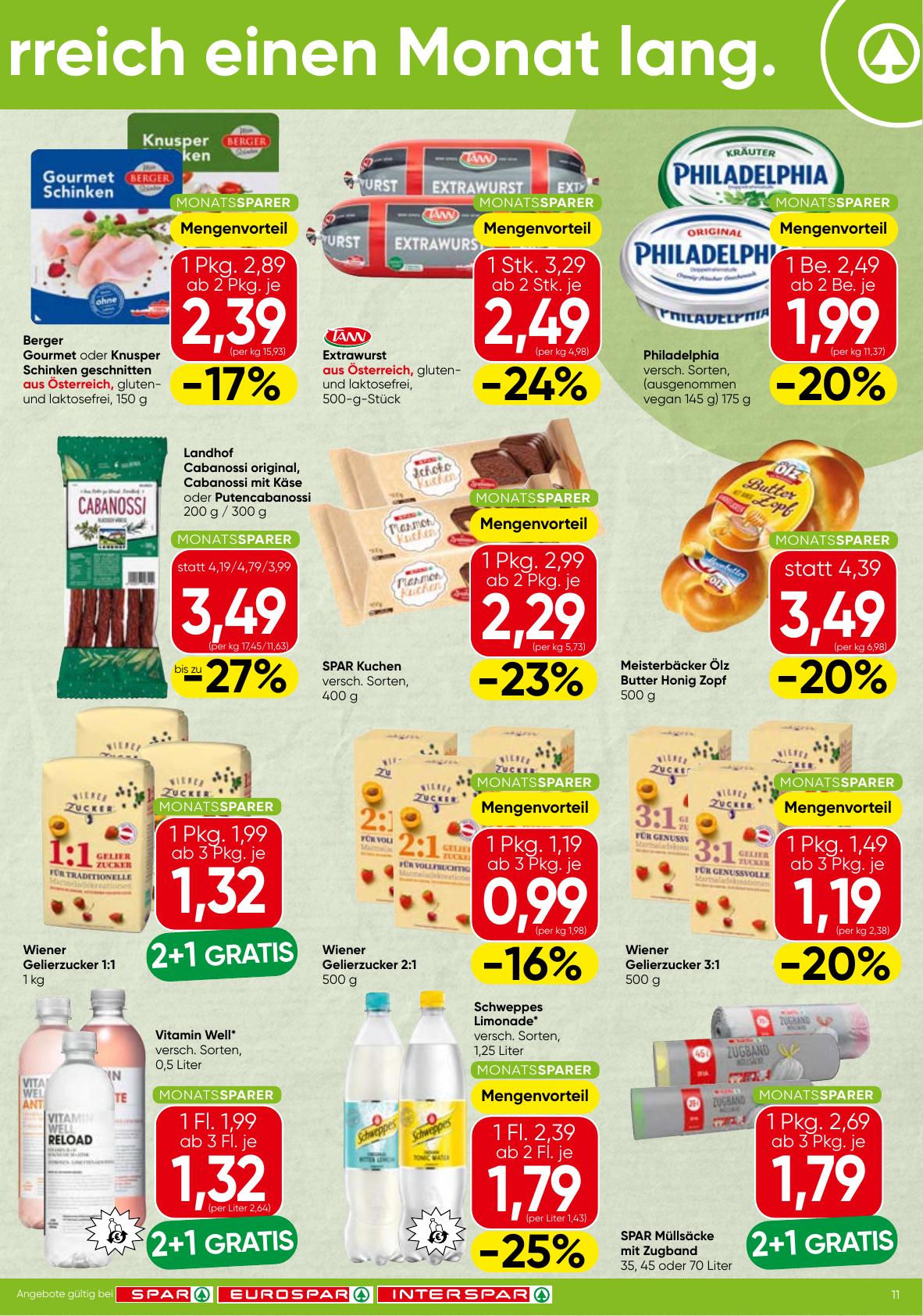 Spar Monatssparer flyer page