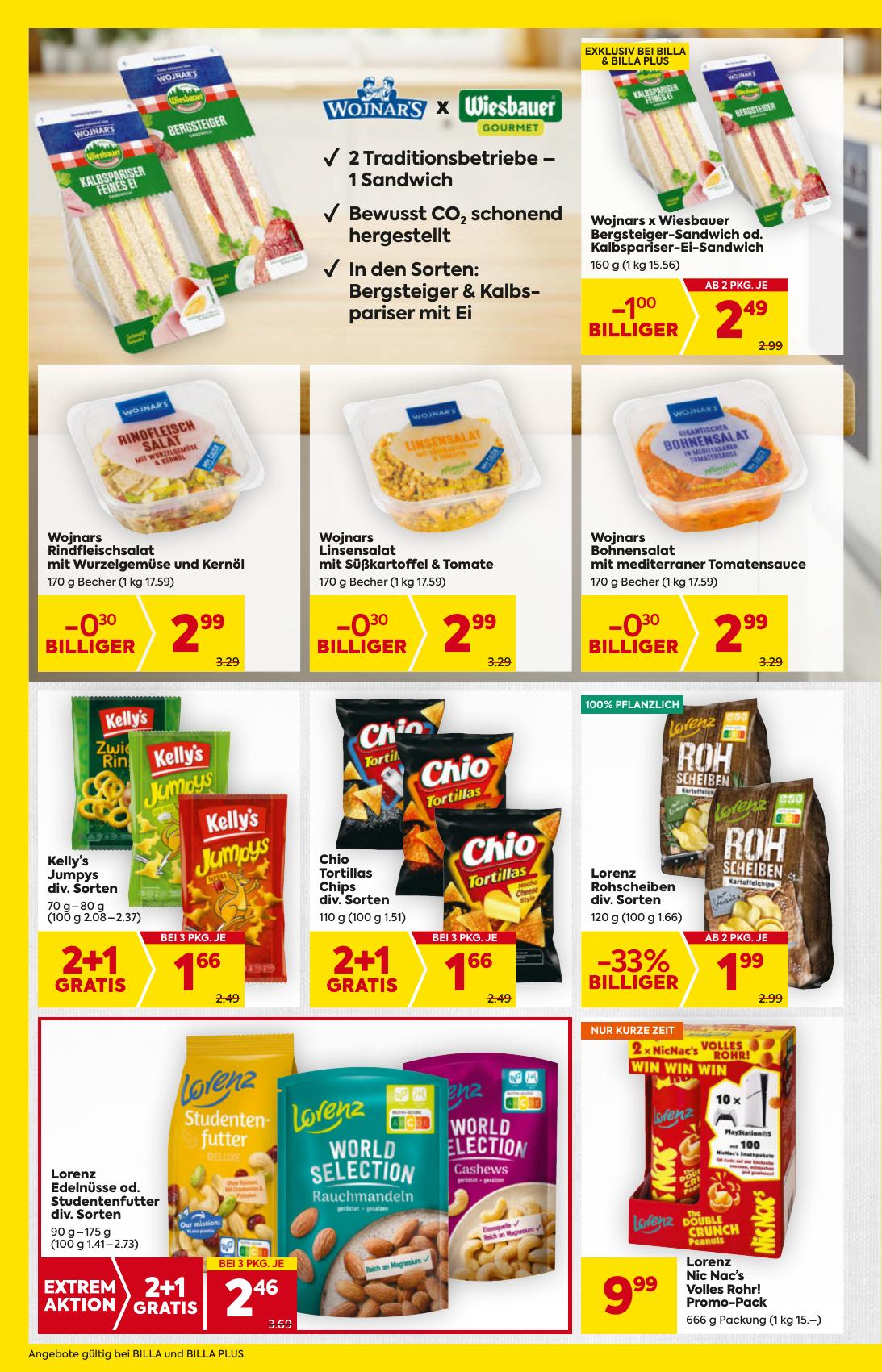 Billa flyer page