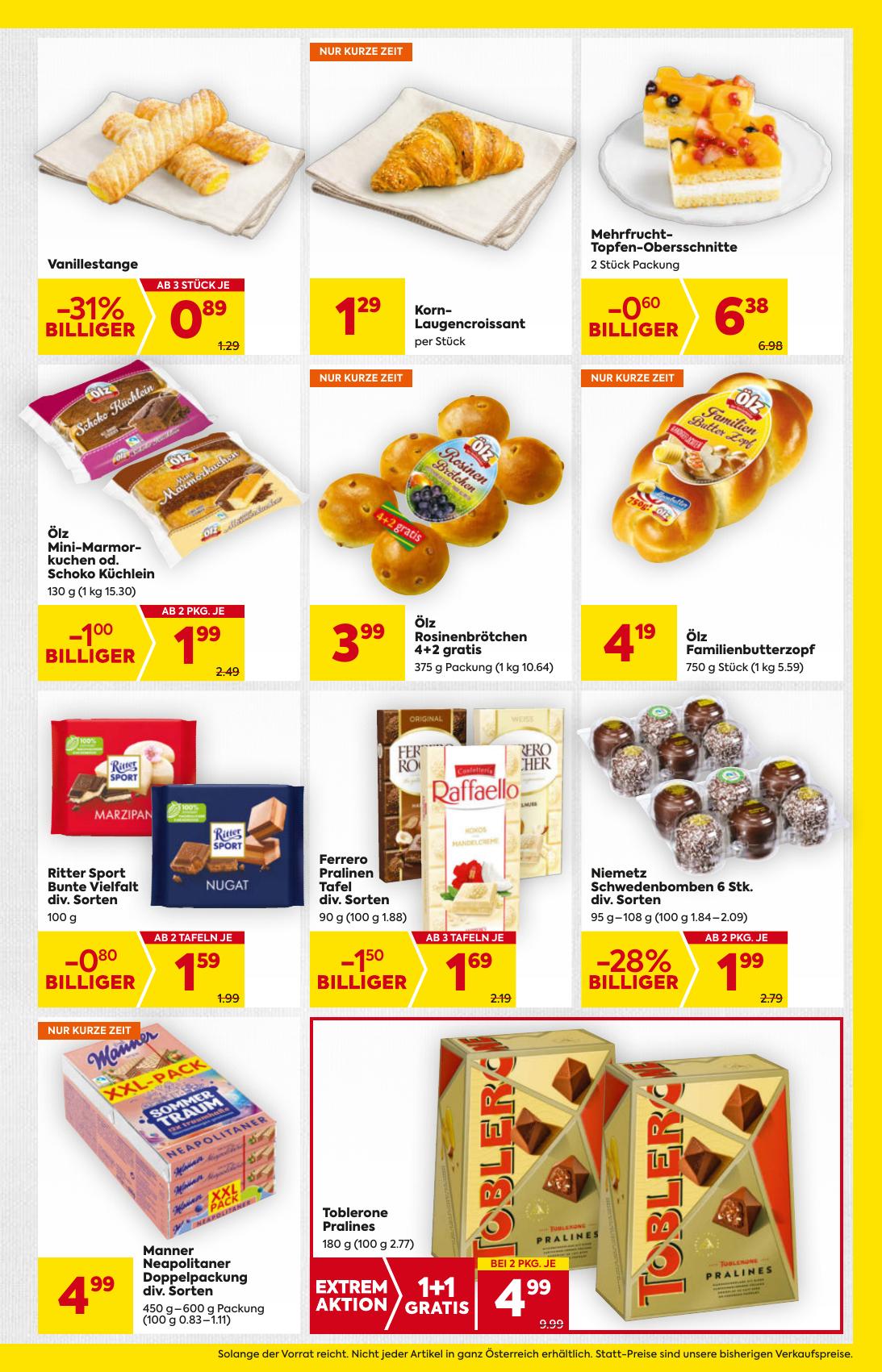 Billa flyer page