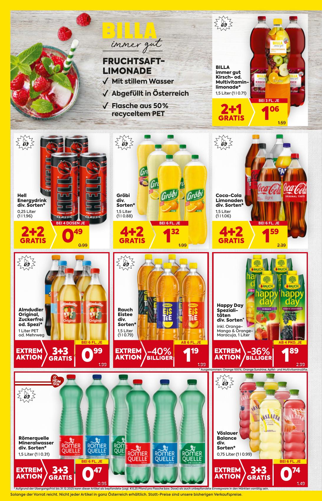 Billa flyer page