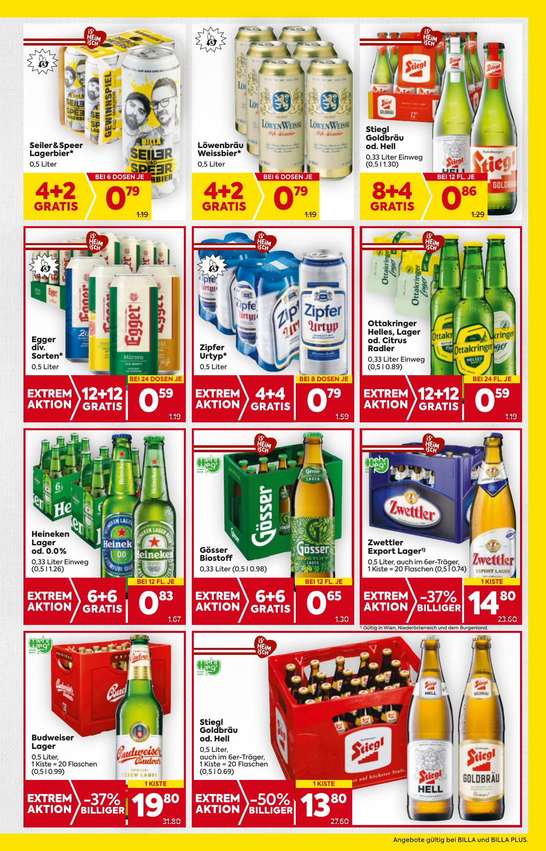 Billa flyer page