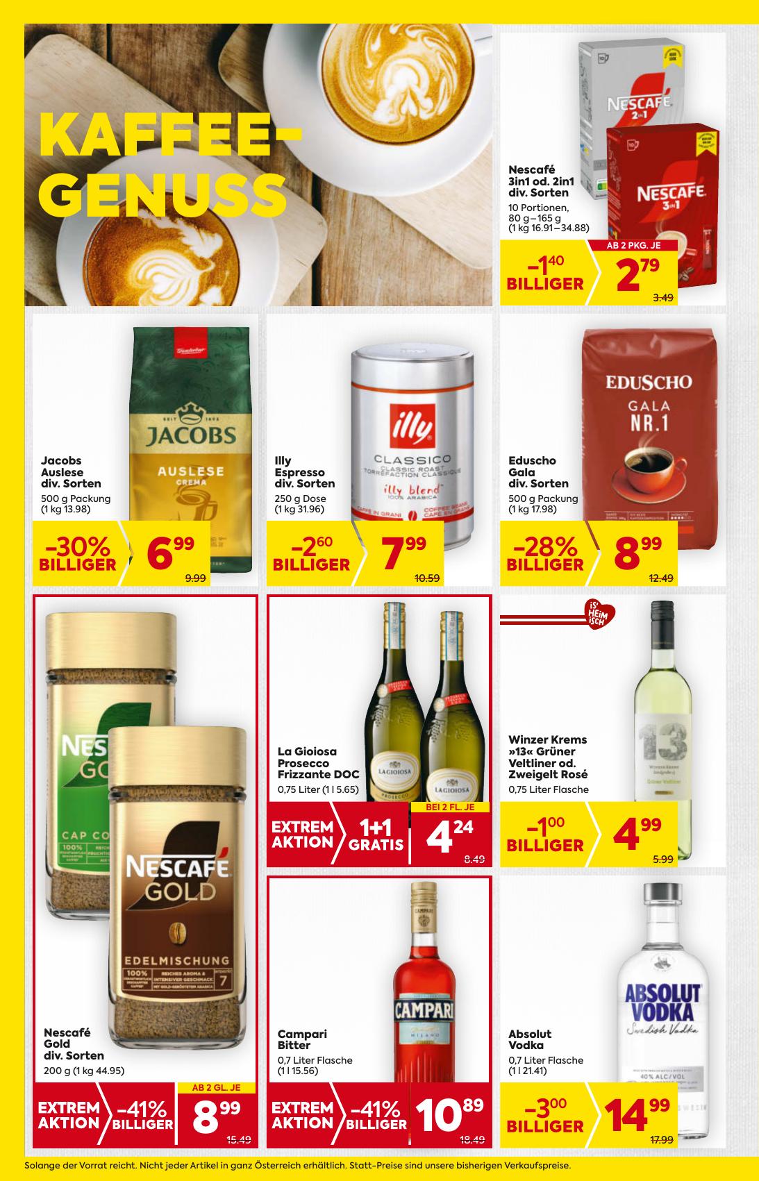 Billa flyer page