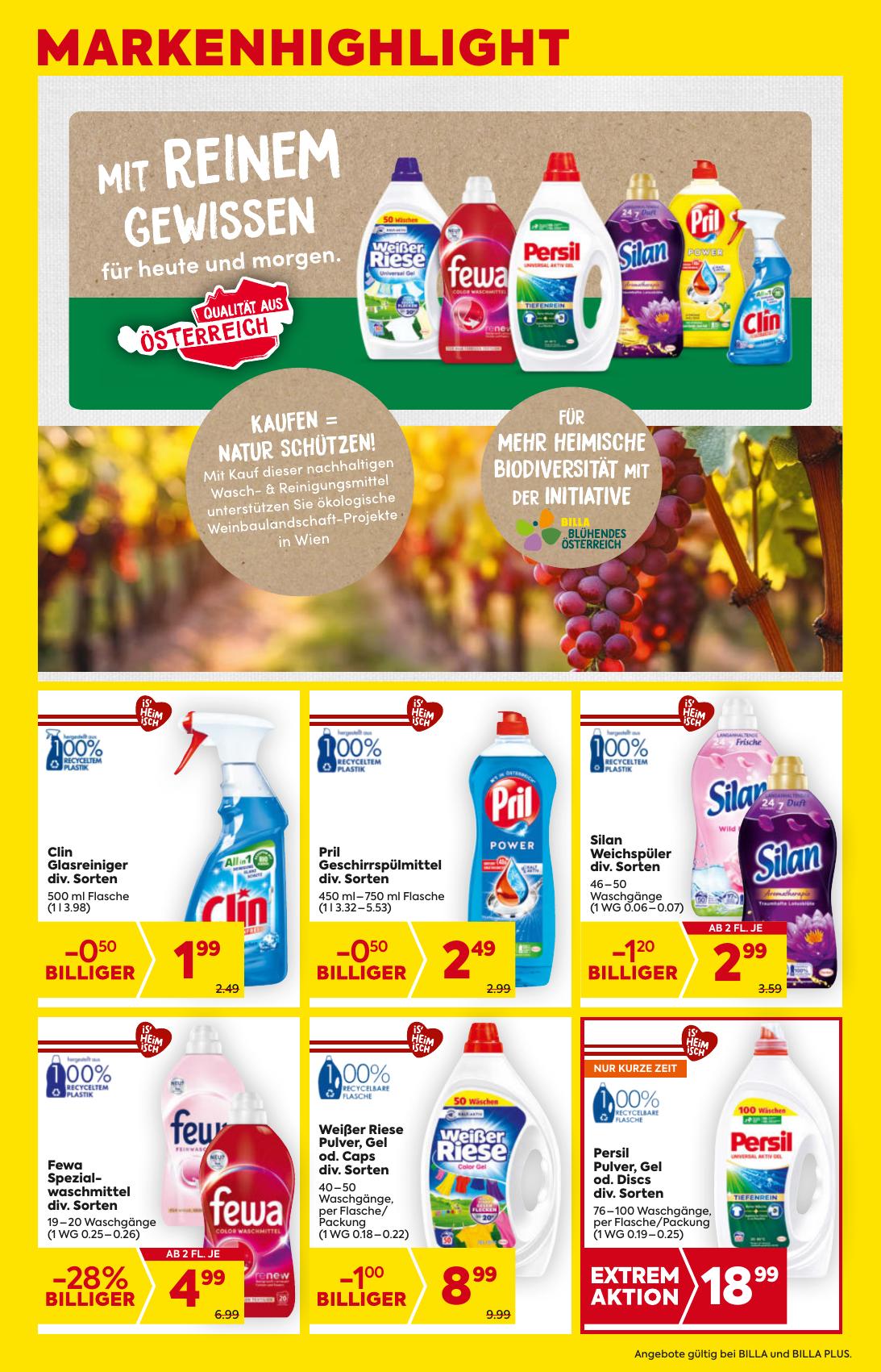 Billa flyer page