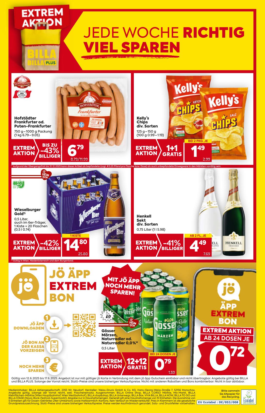 Billa flyer page
