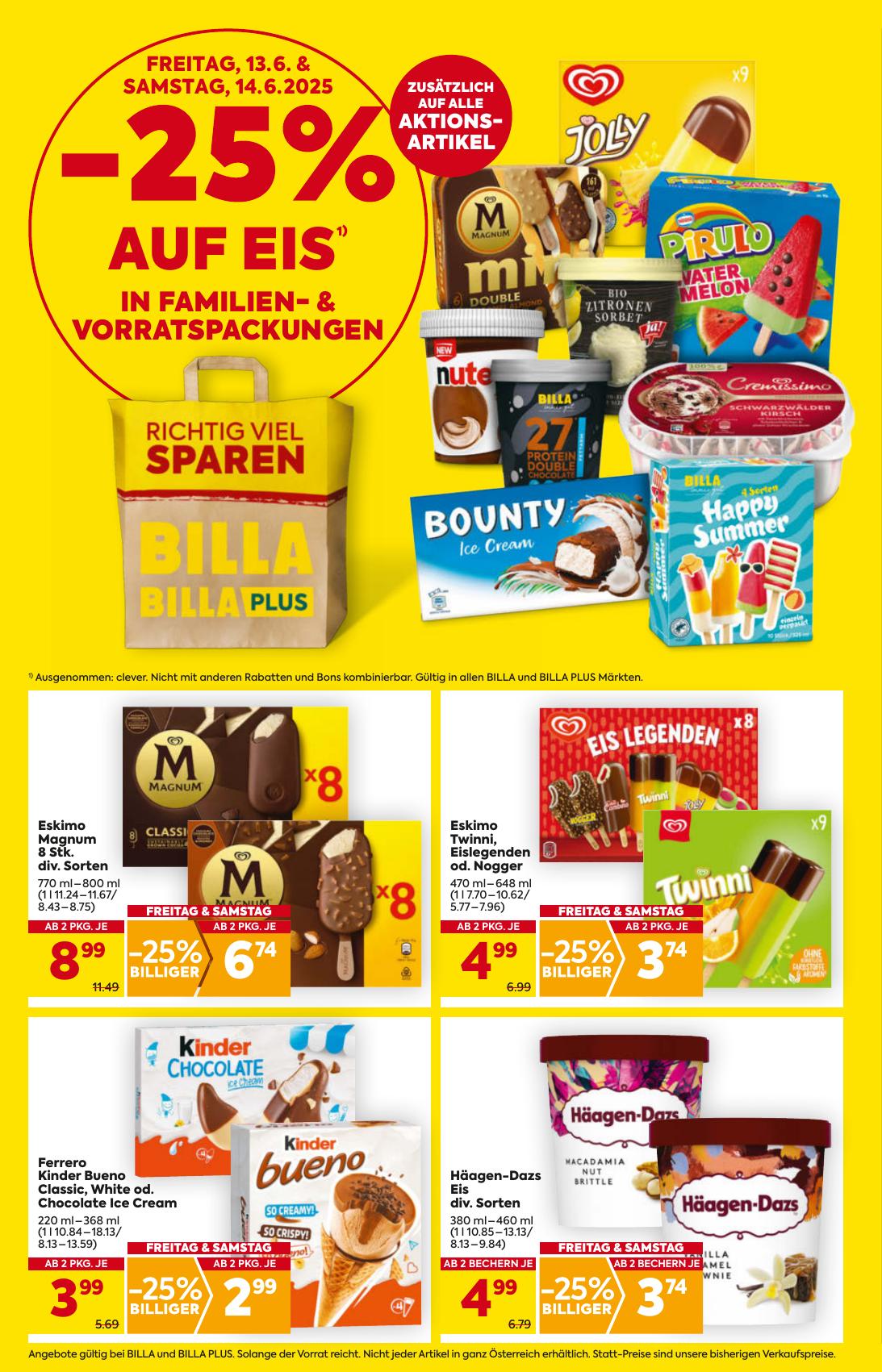 Billa flyer page