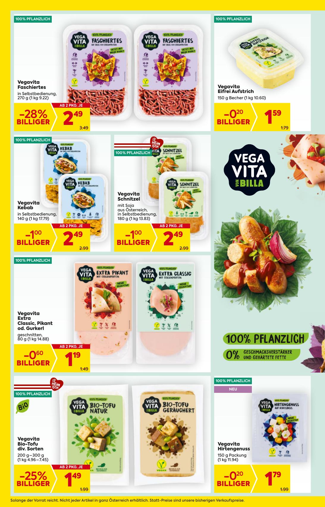 Billa flyer page