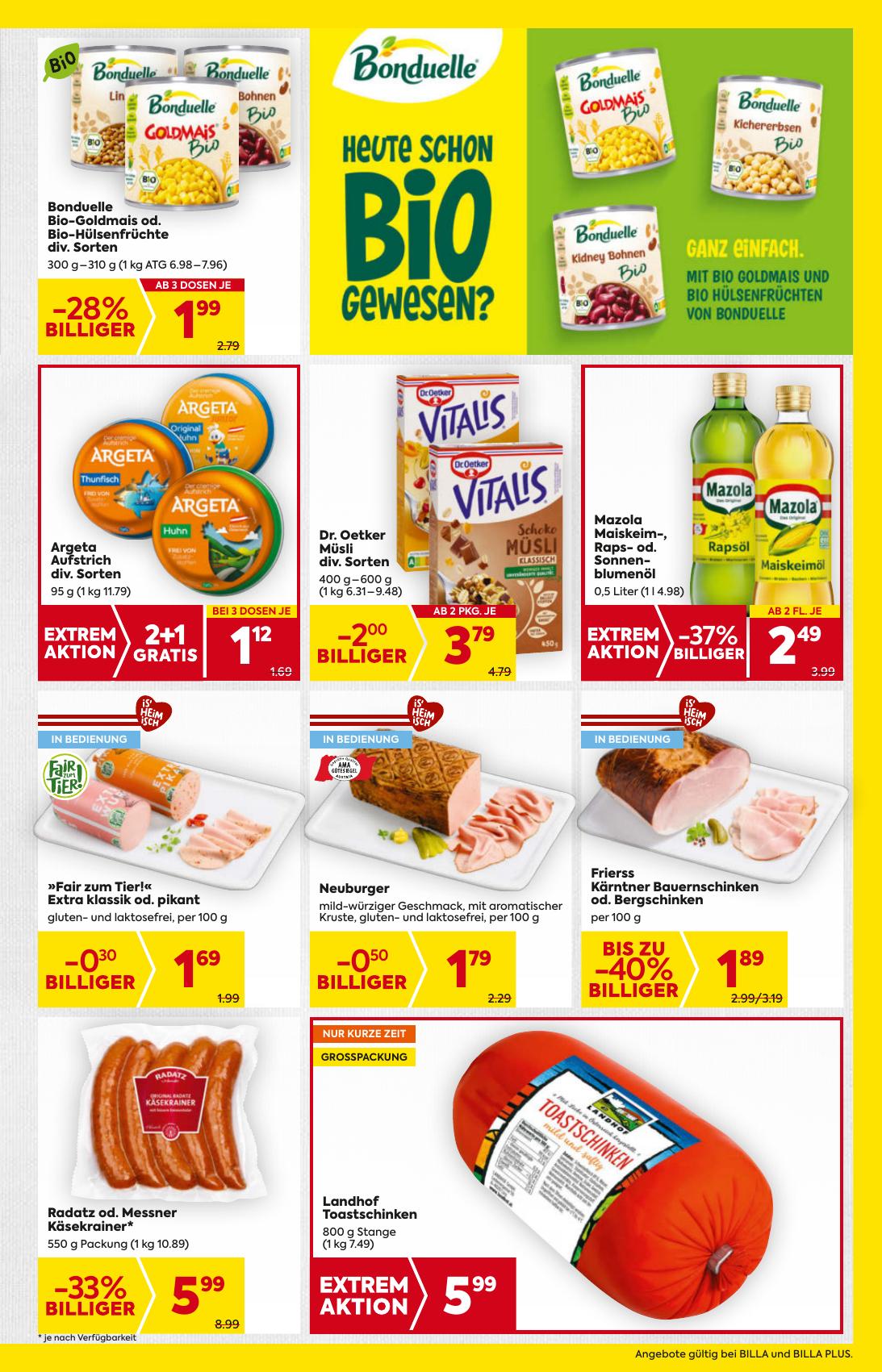 Billa flyer page