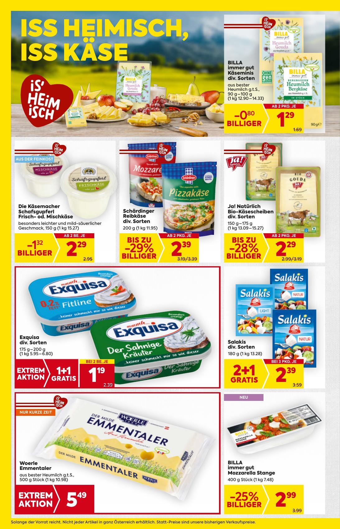 Billa flyer page