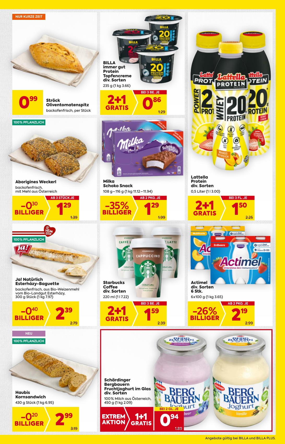Billa flyer page