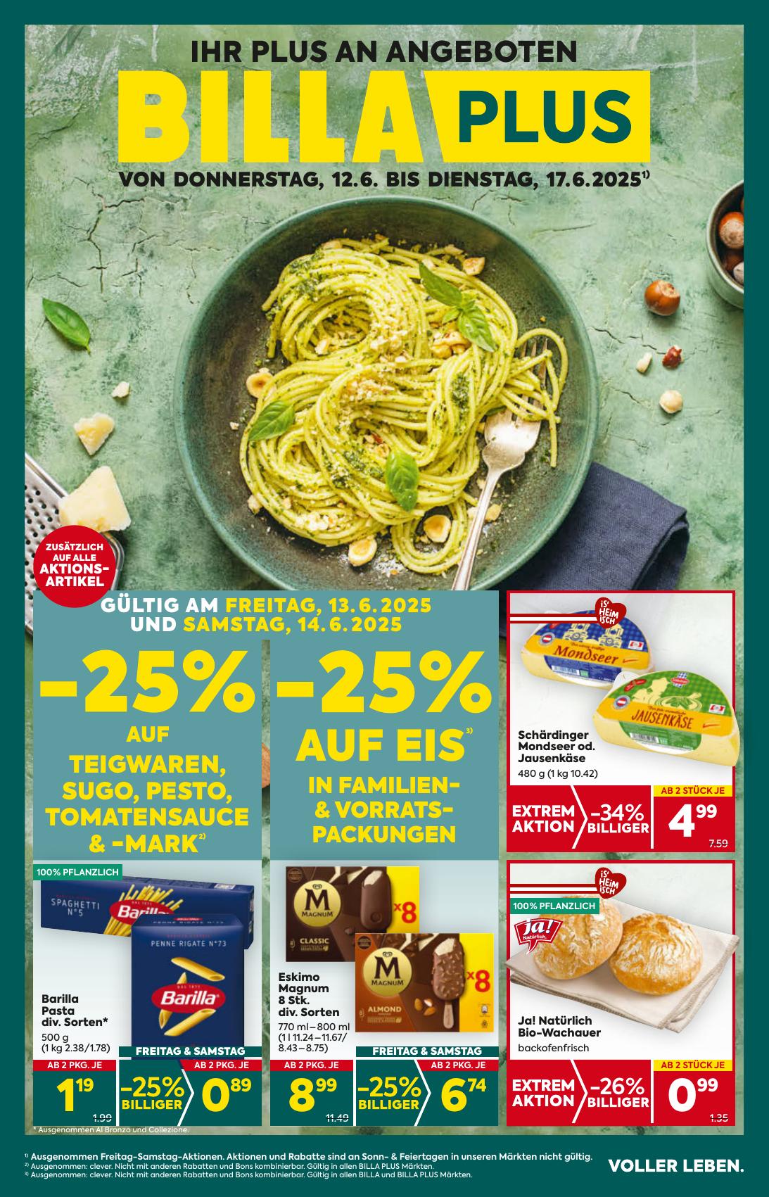 Billa Plus flyer page
