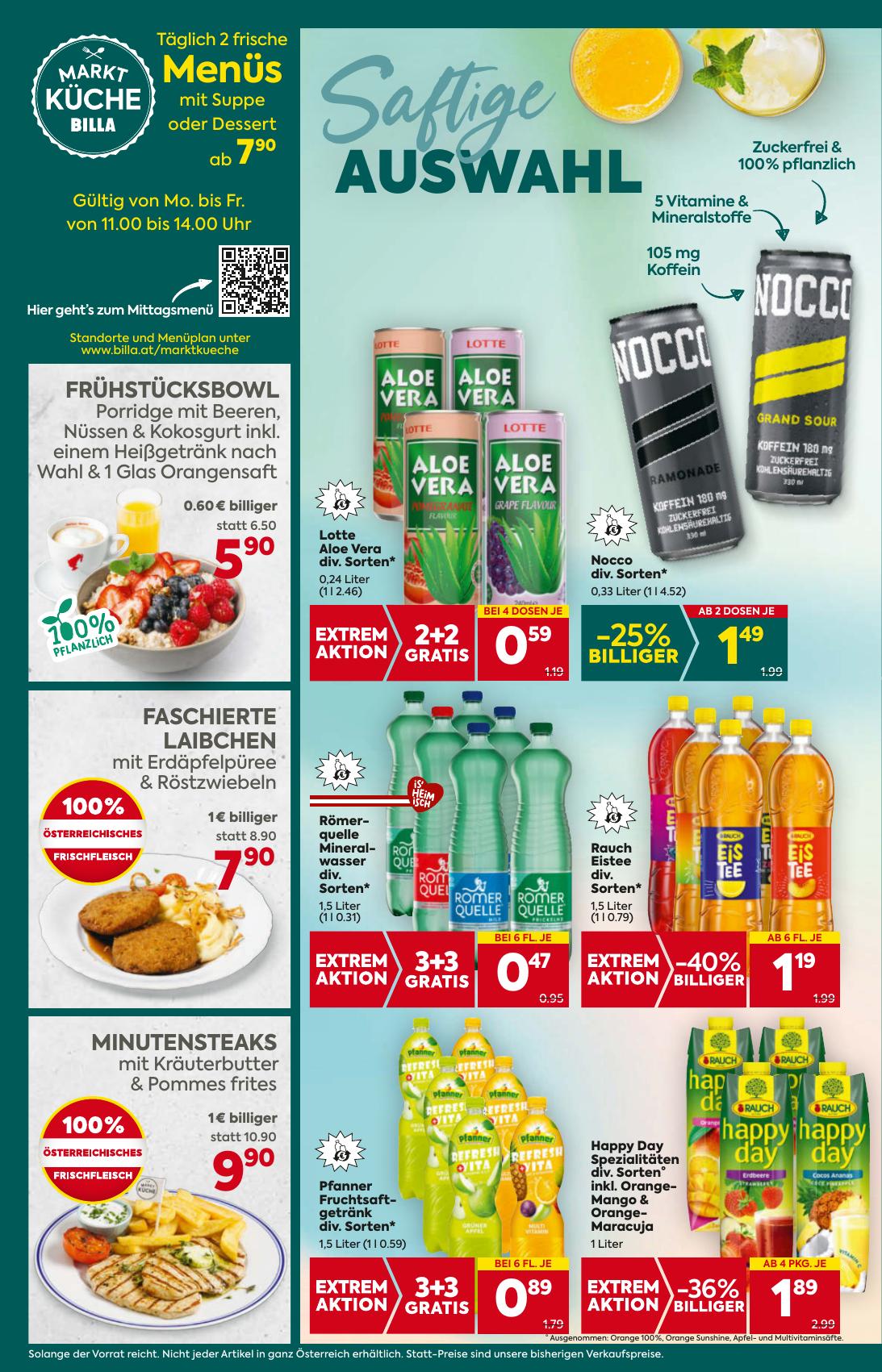 Billa Plus flyer page