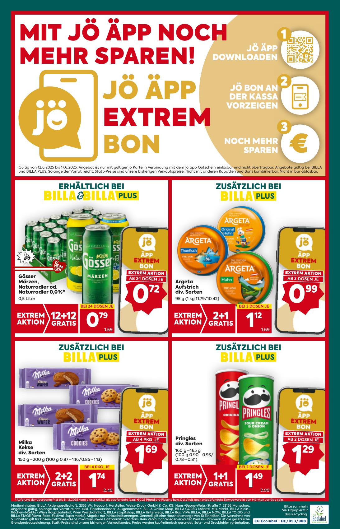 Billa Plus flyer page