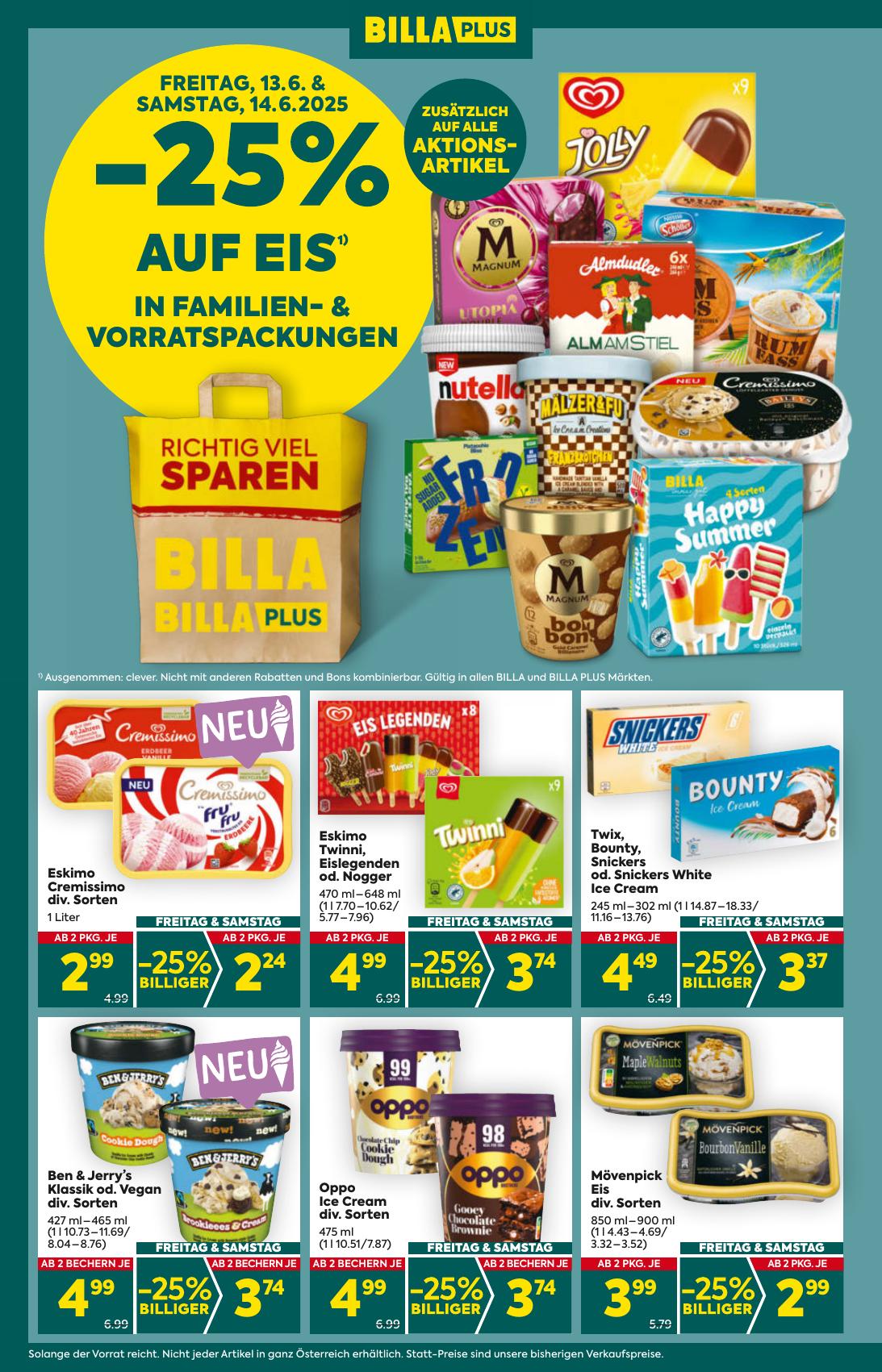 Billa Plus flyer page