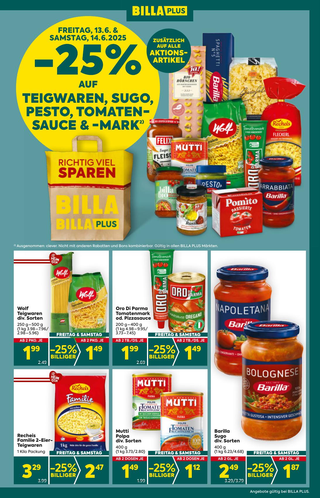 Billa Plus flyer page