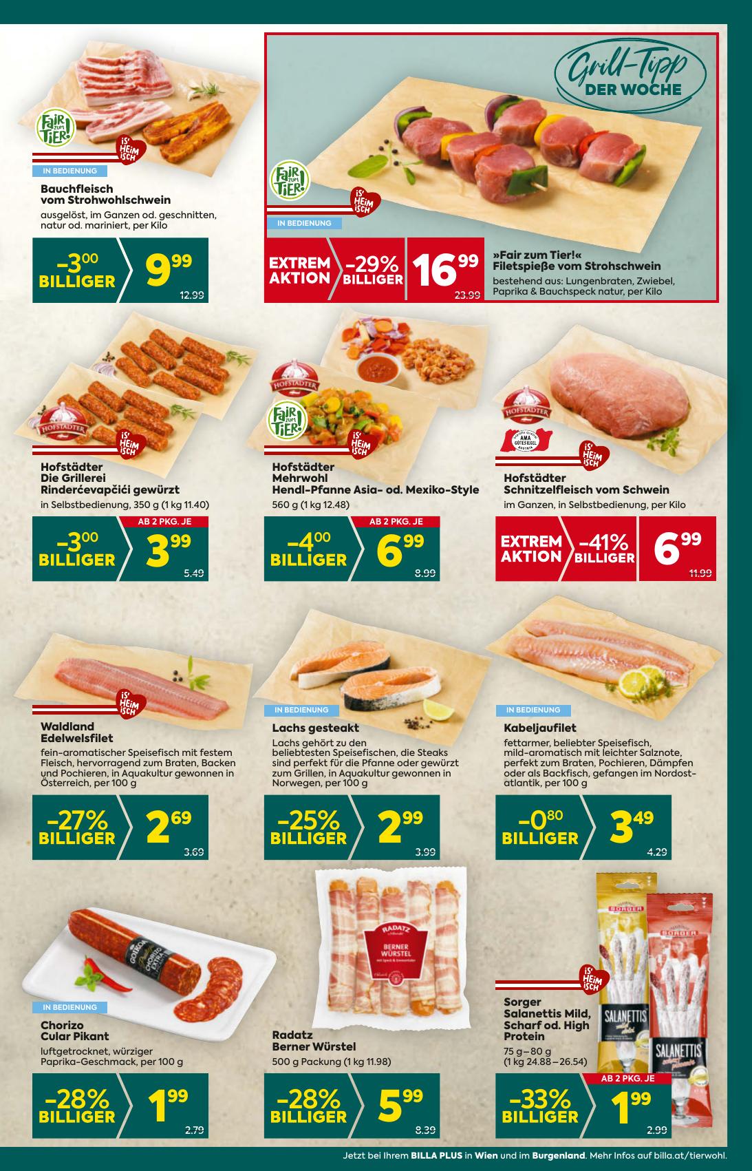 Billa Plus flyer page