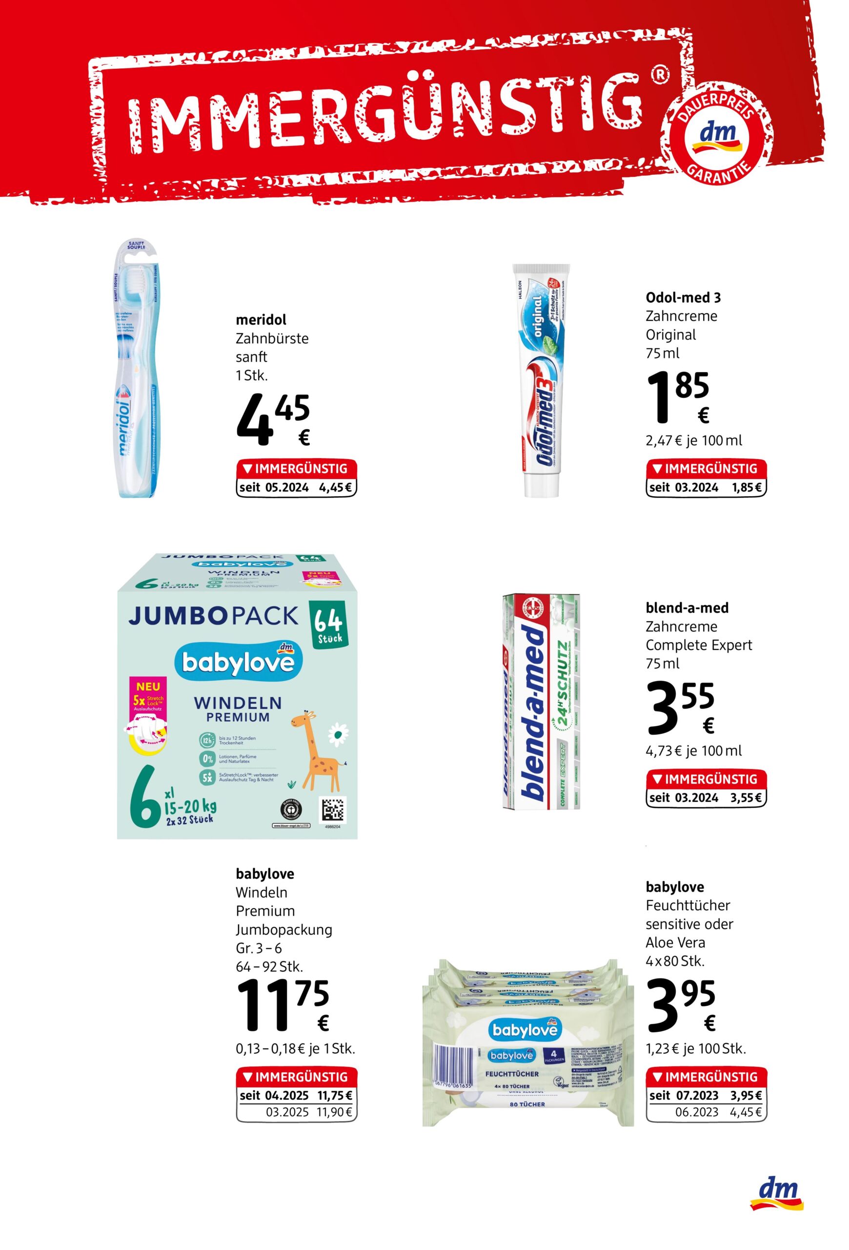 DM Drogerie Express flyer page