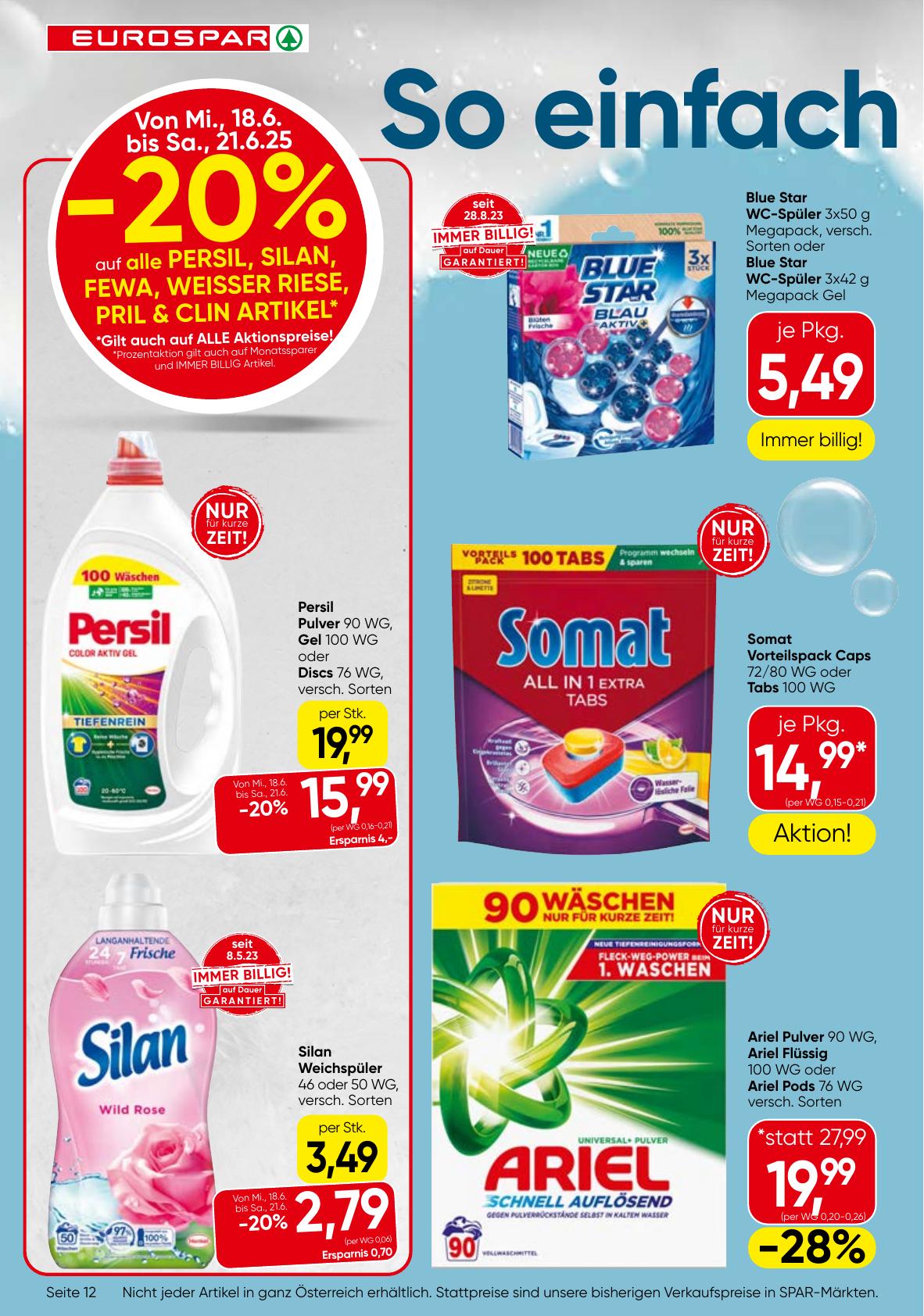 Eurospar flyer page