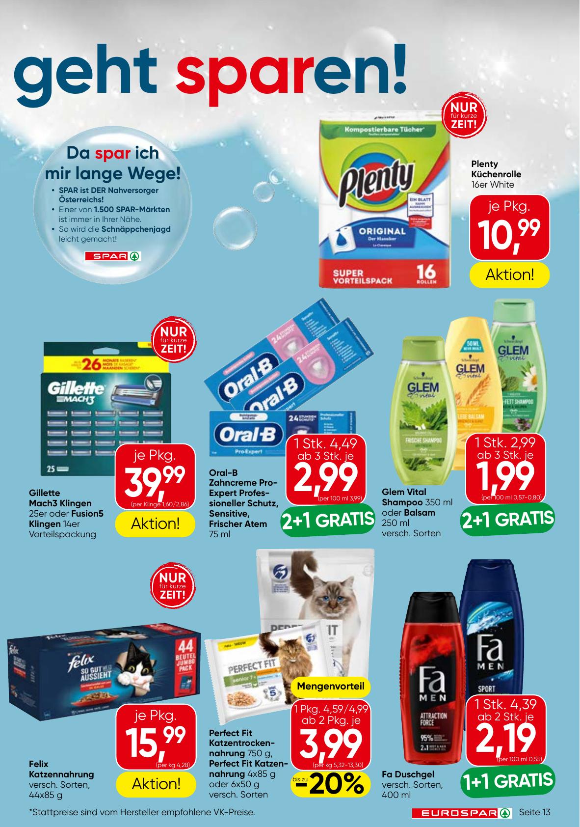 Eurospar flyer page
