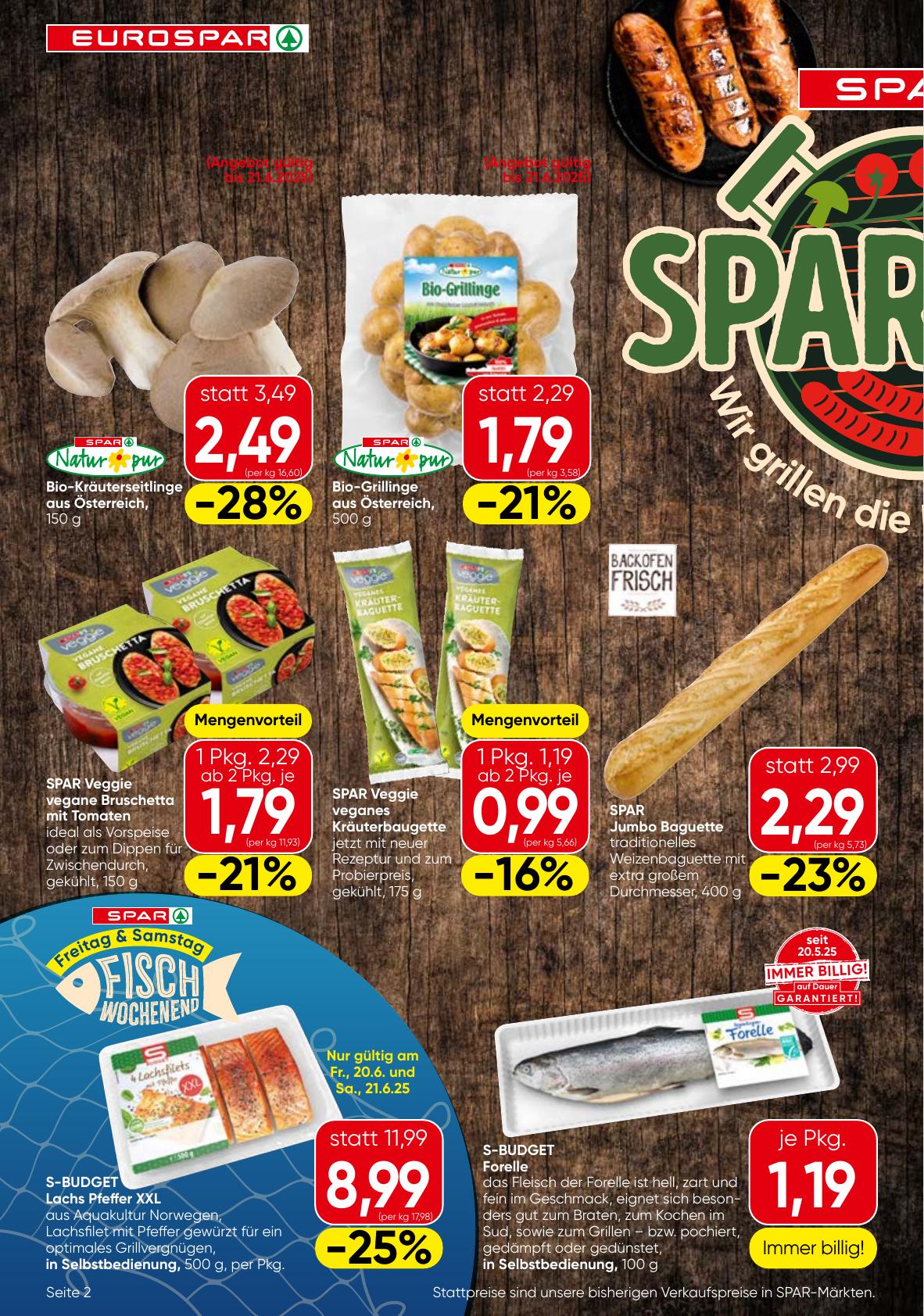 Eurospar flyer page