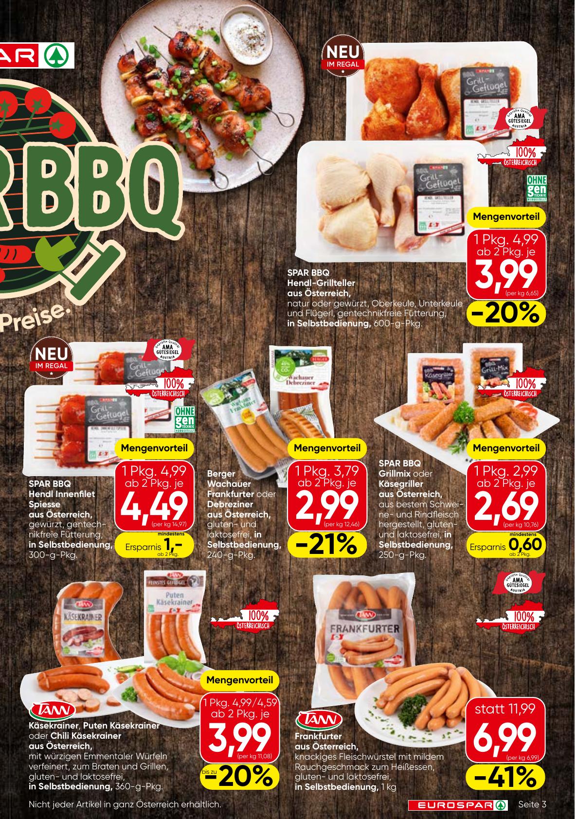 Eurospar flyer page