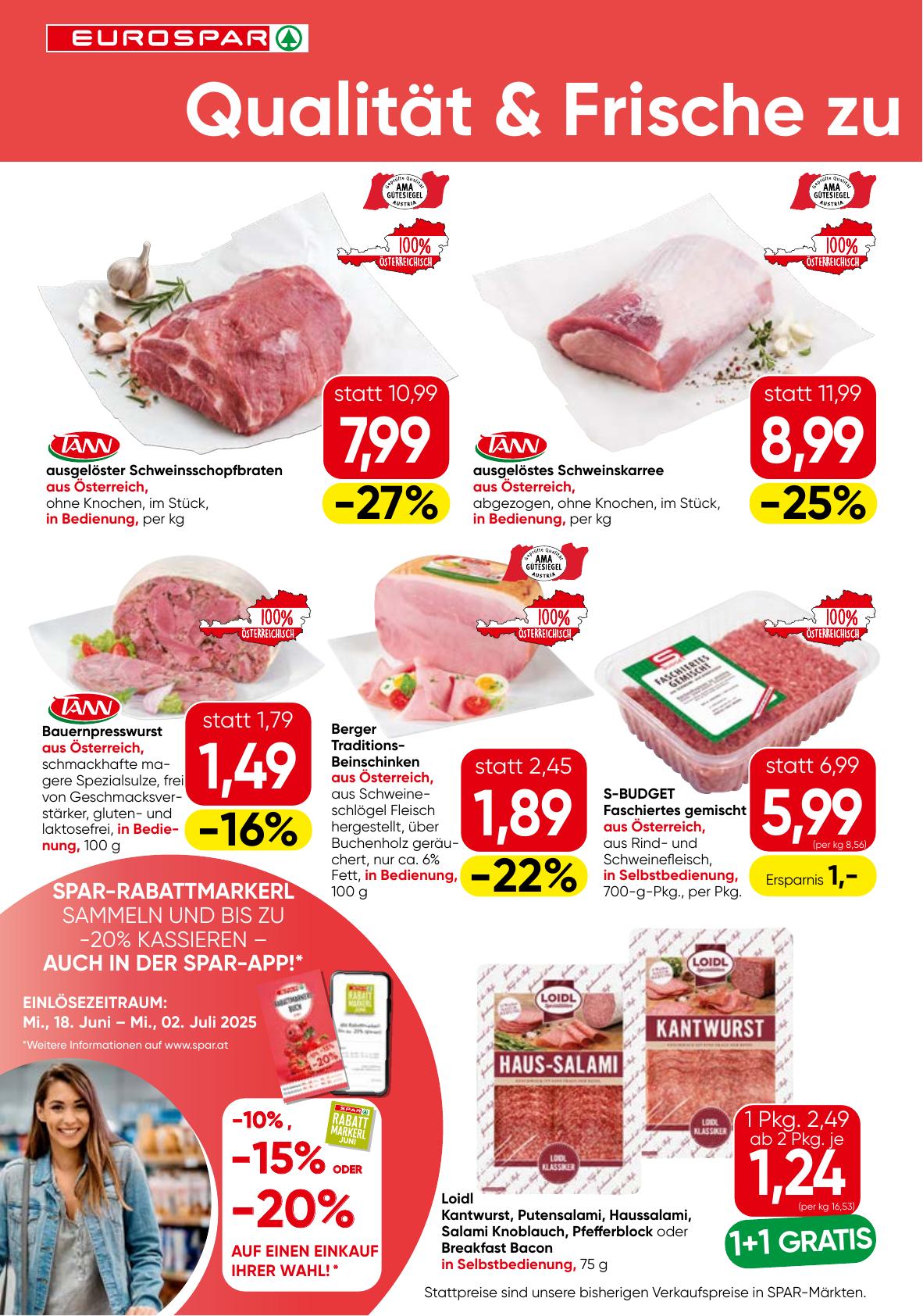 Eurospar flyer page