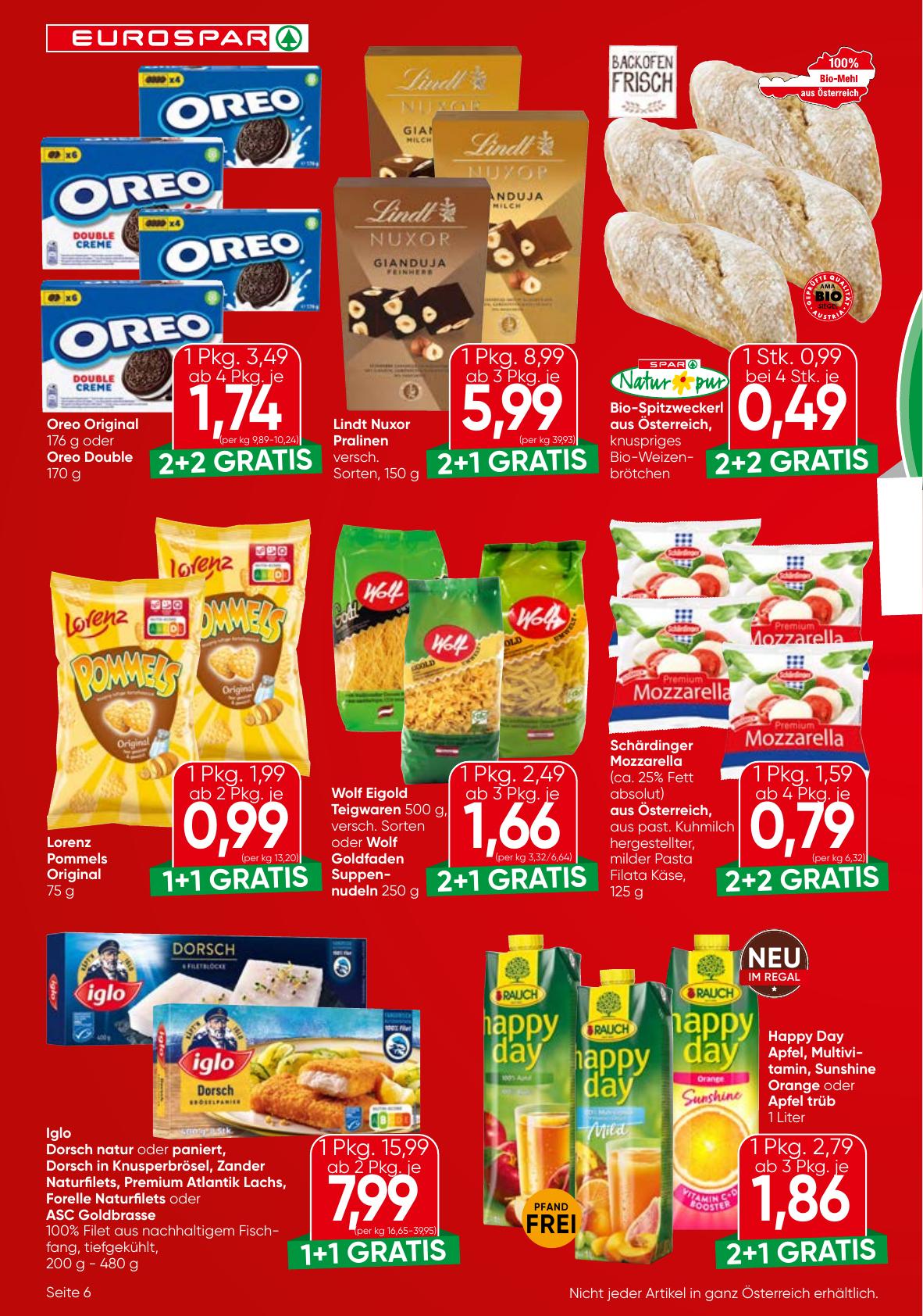Eurospar flyer page